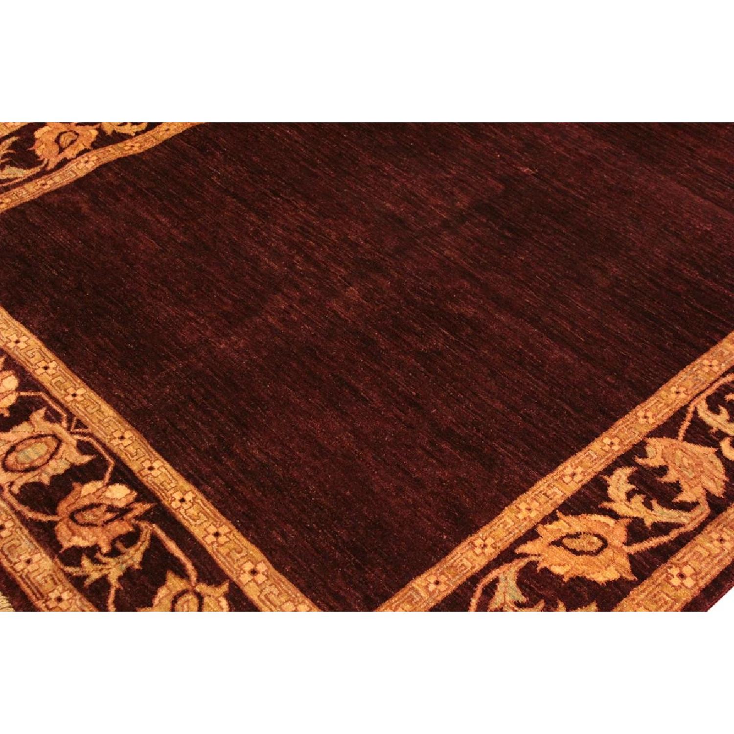 Arshs Fine Rugs Gabbeh Joe Brown/Red Wool Area Rug - image-5