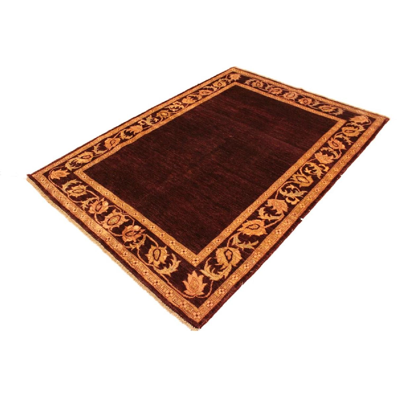 Arshs Fine Rugs Gabbeh Joe Brown/Red Wool Area Rug - image-7