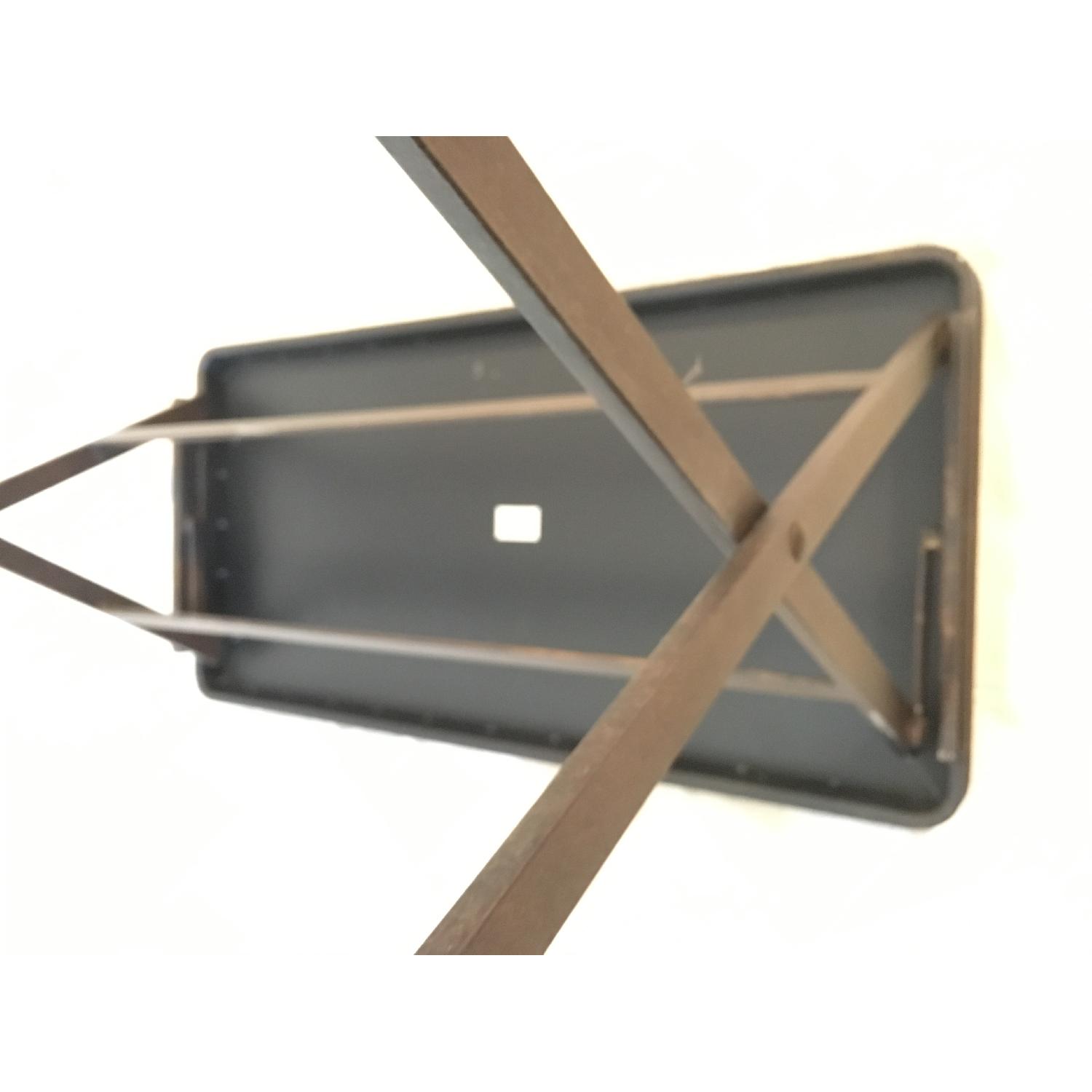 Pottery Barn Carter Black Metal Folding Tray Table - image-4