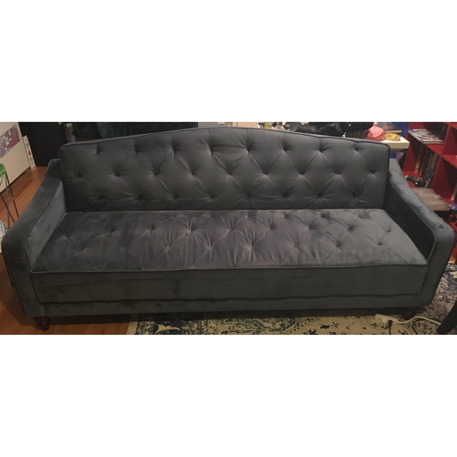 DHP Novogratz Vintage Tufted Sofa Sleeper - image-1