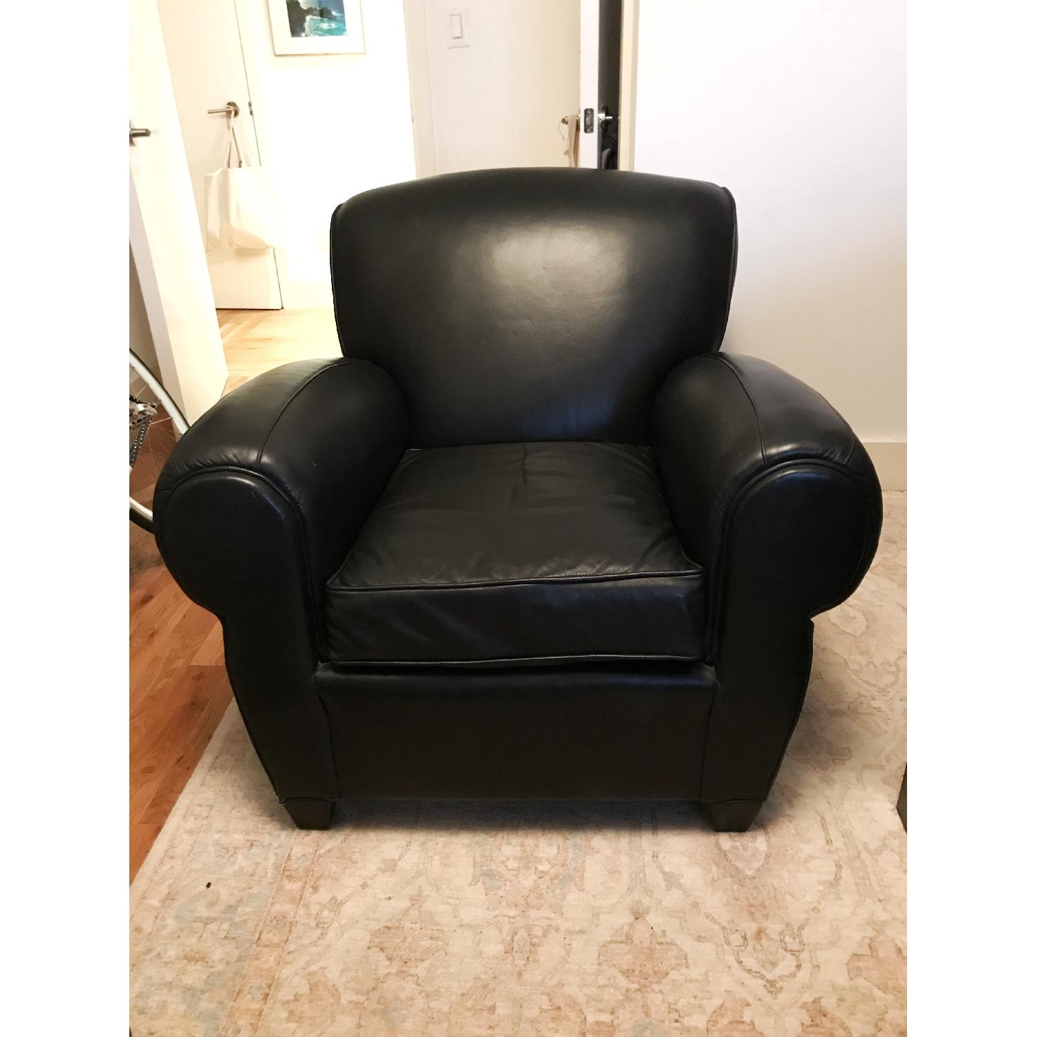 Mitchell Gold + Bob Williams Philippe Leather Club Chair - image-1