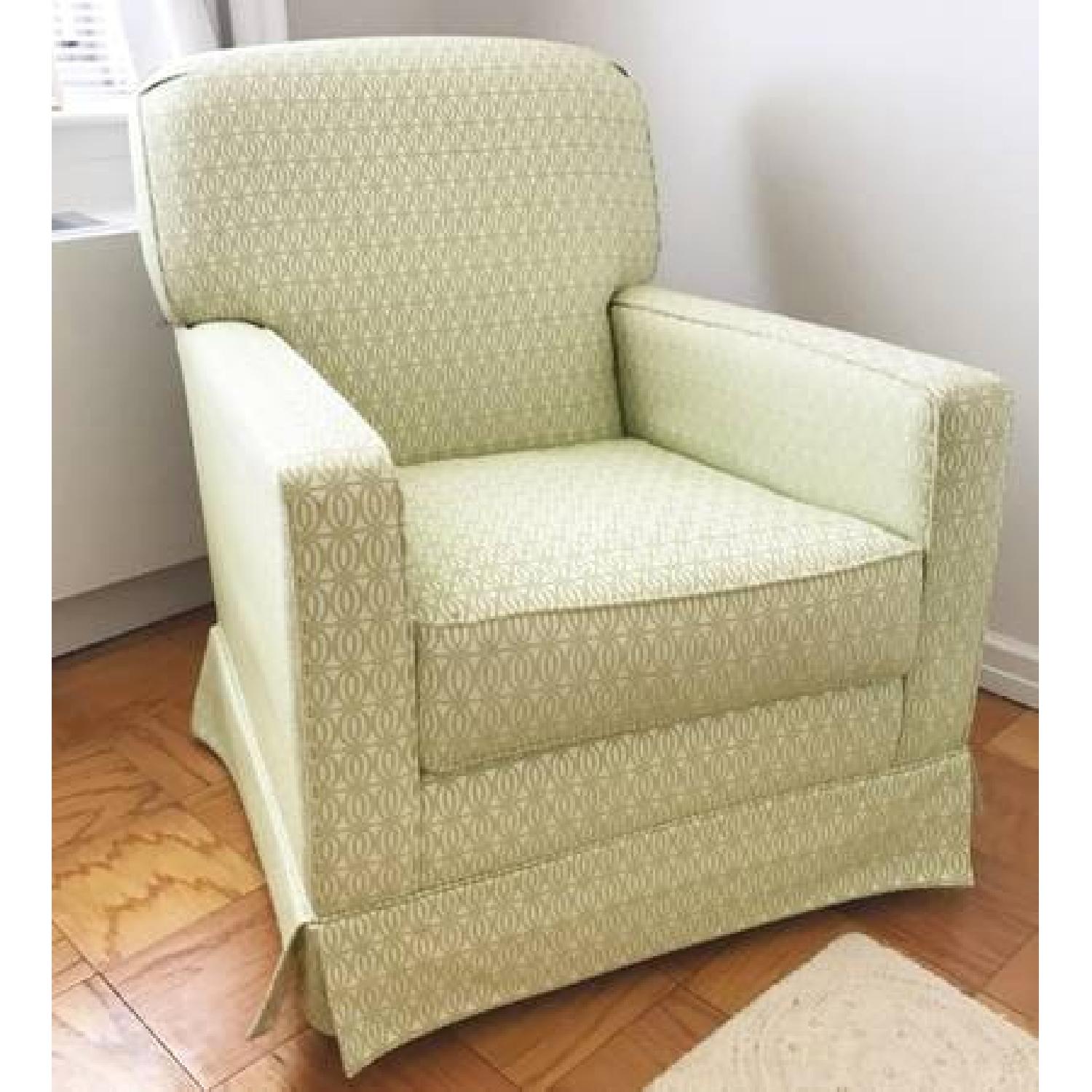 Klaussner Glider Rocker Nursery Chair & Ottoman - image-2