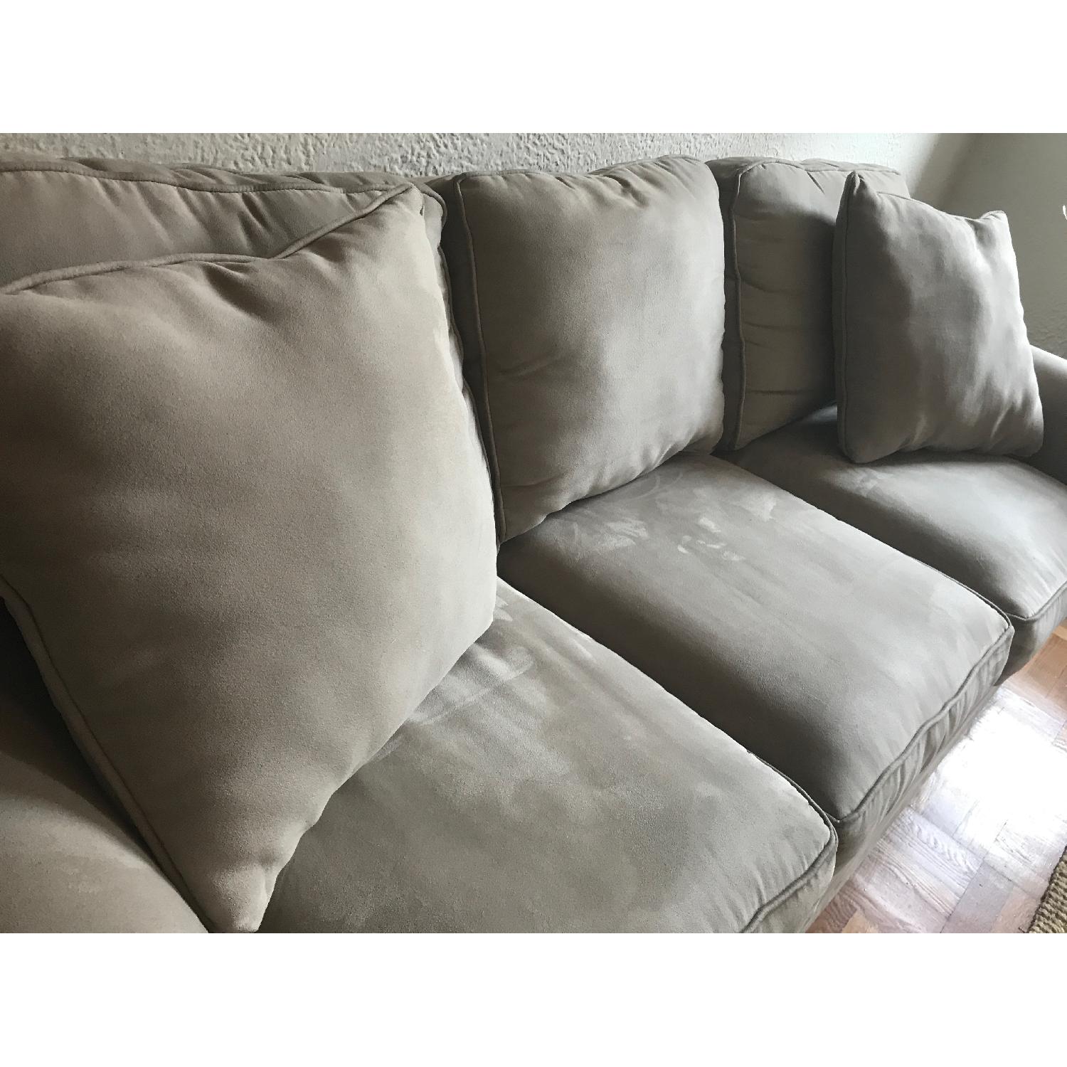 Raymour & Flanigan Fresno Microfiber Sofa - image-3