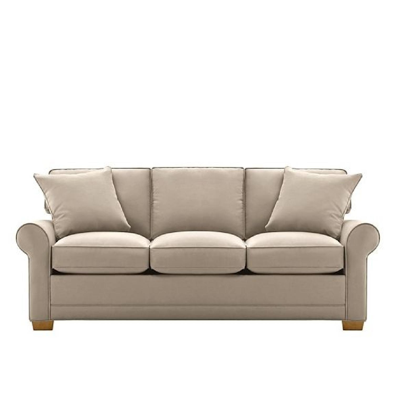 Raymour & Flanigan Fresno Microfiber Sofa - image-0
