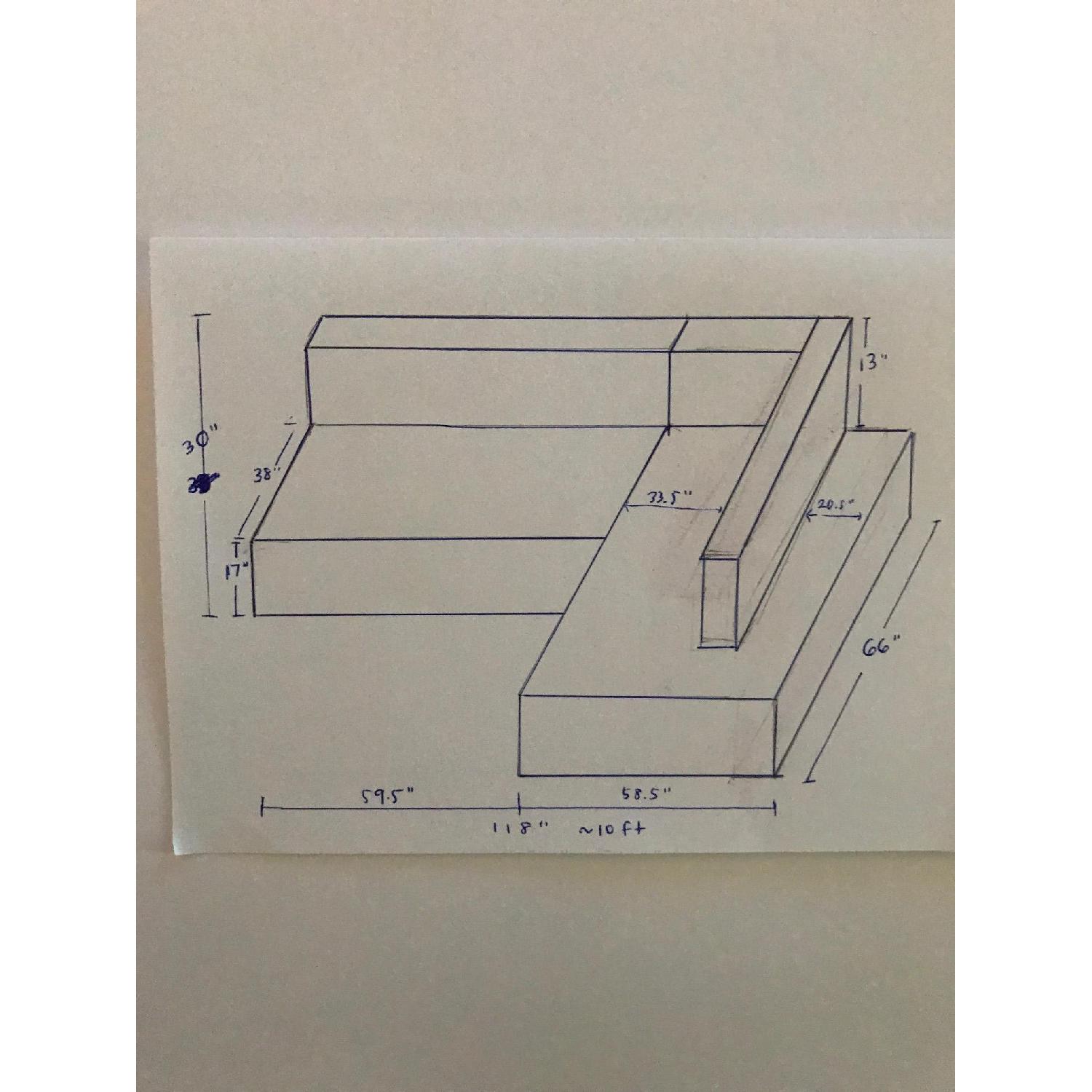 American Leather John Charles Designs 2-Piece Sectional Sofa - image-7