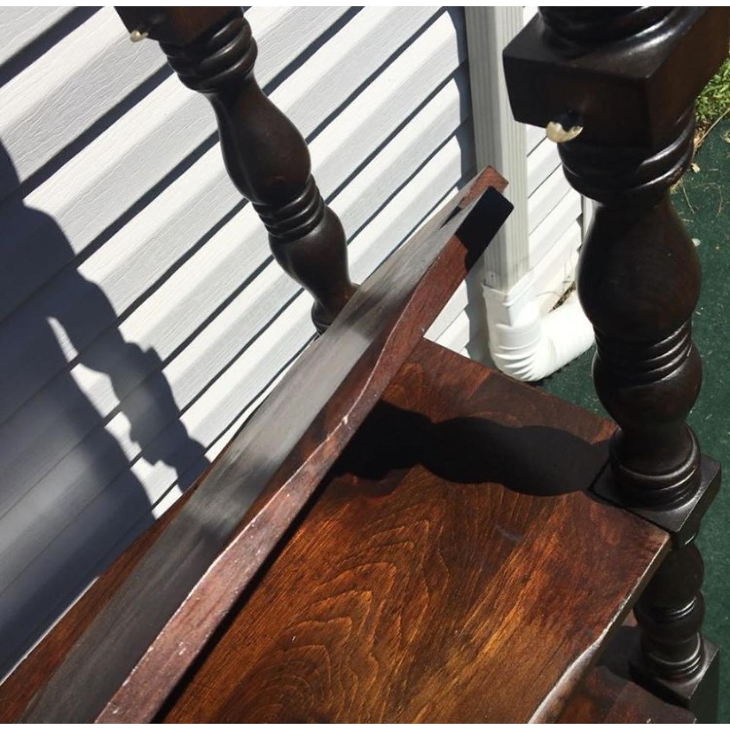 Mahogany Shelving Unit w/ Cabinet - image-4