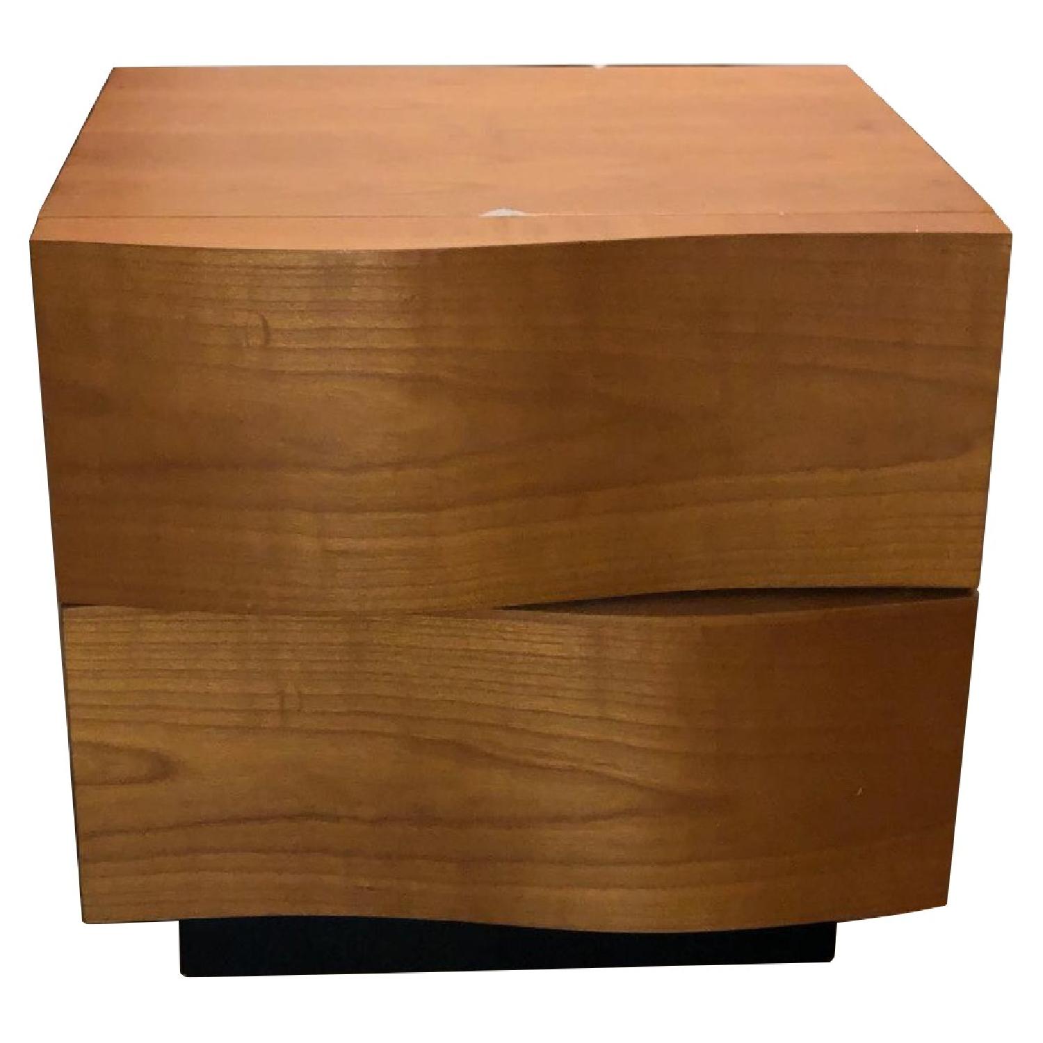 Cherry Wood Bed Side Tables - image-0