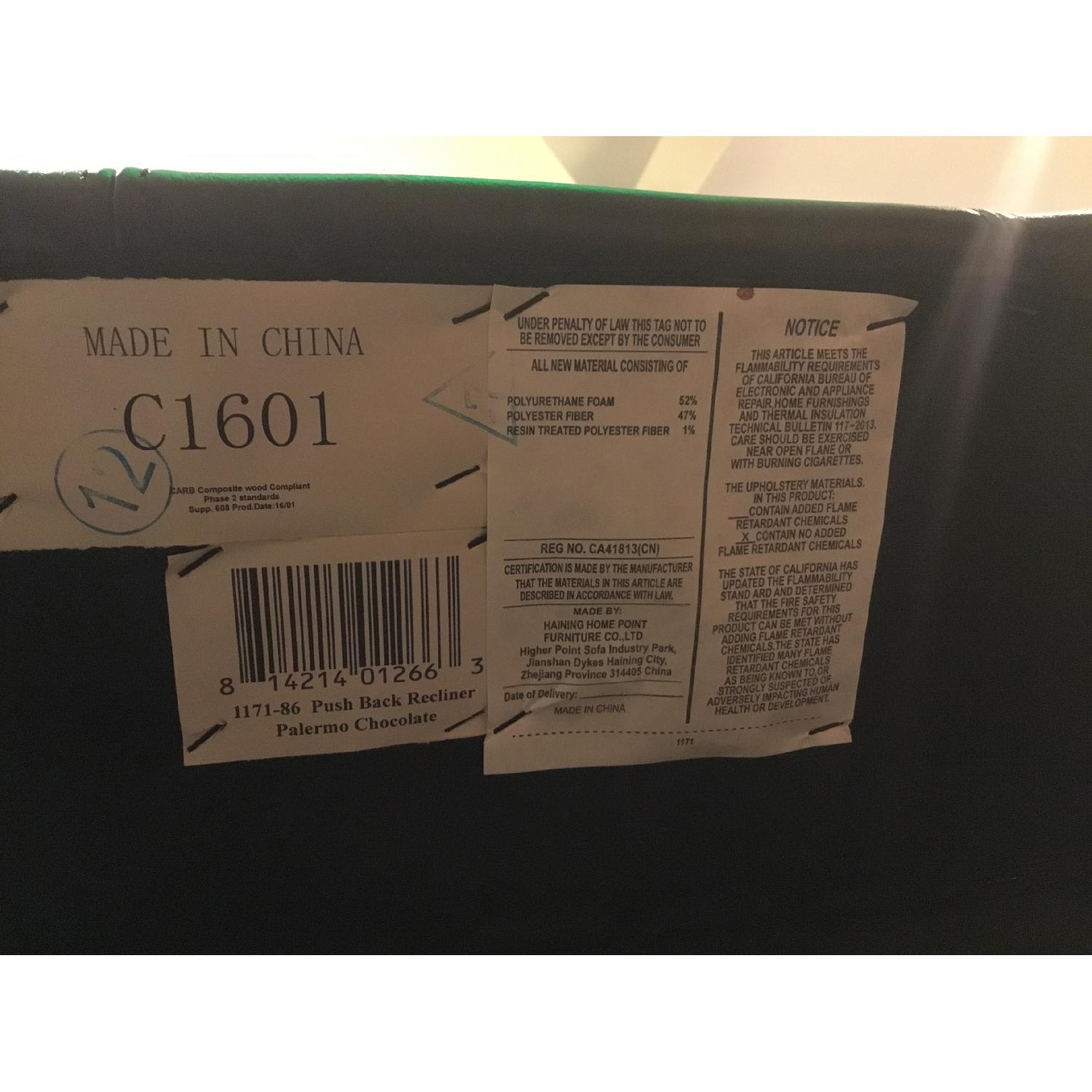 Macy's Harrison Leather Pushback Recliner - image-4