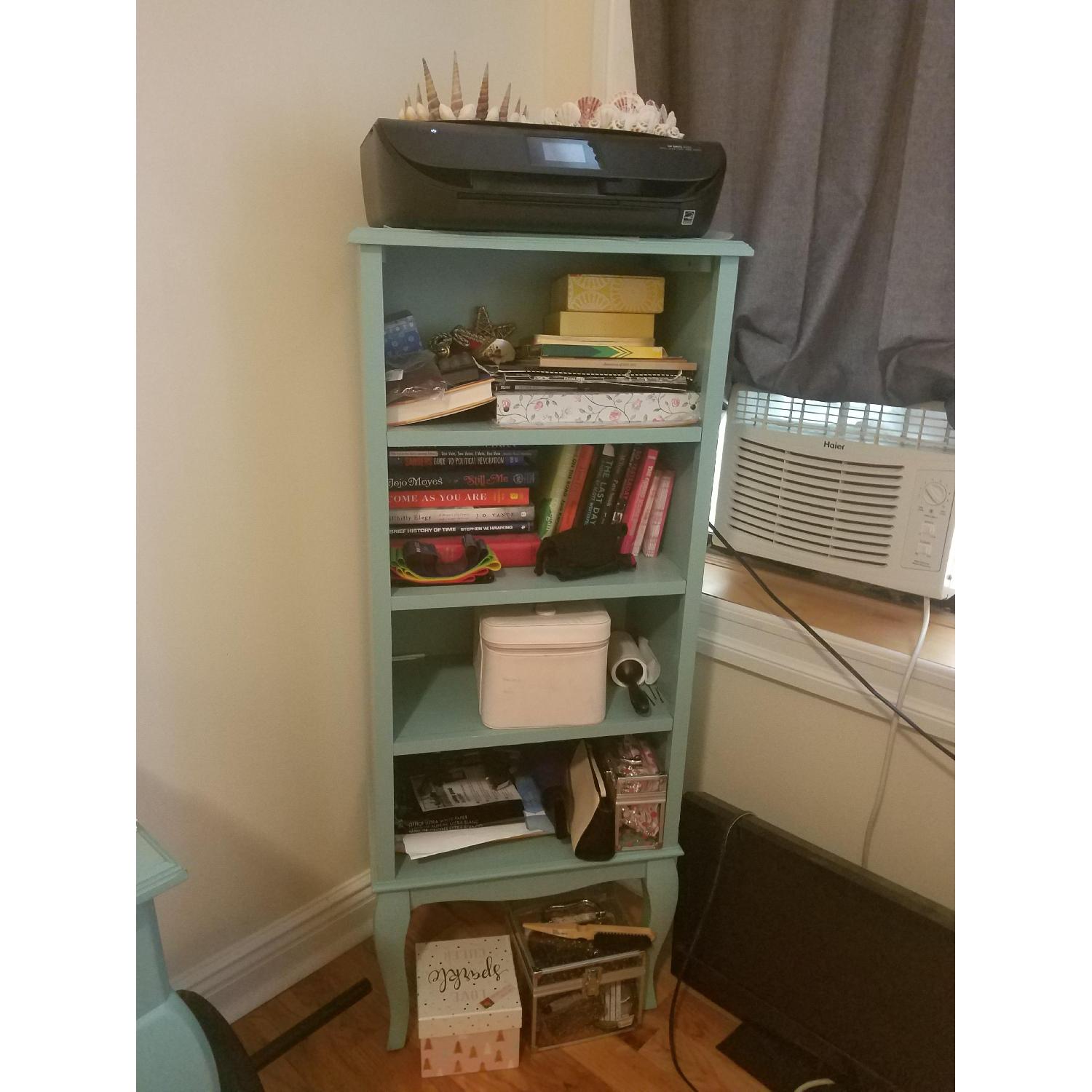 Pier 1 Toscana Sky Blue Tall Bookcase - image-1