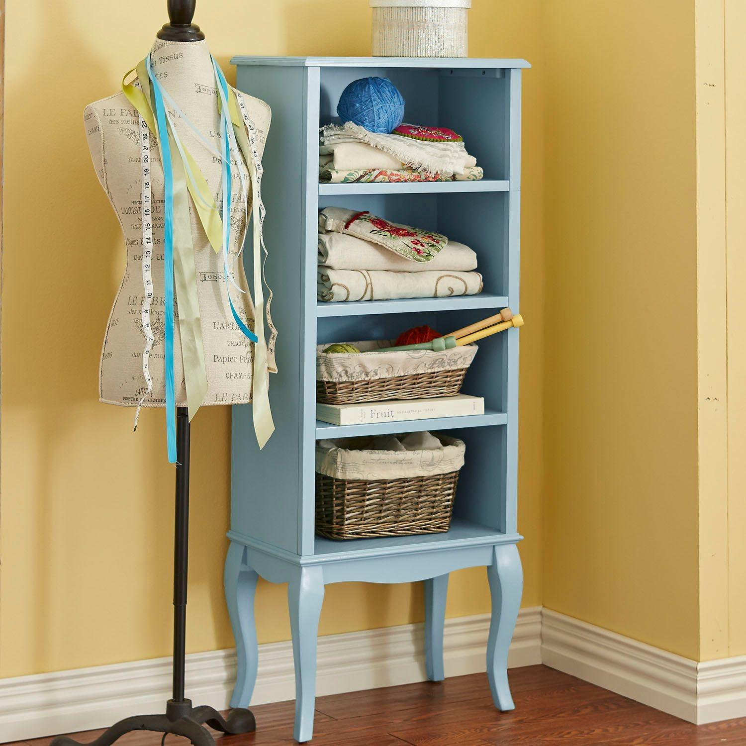 Pier 1 Toscana Sky Blue Tall Bookcase - image-2