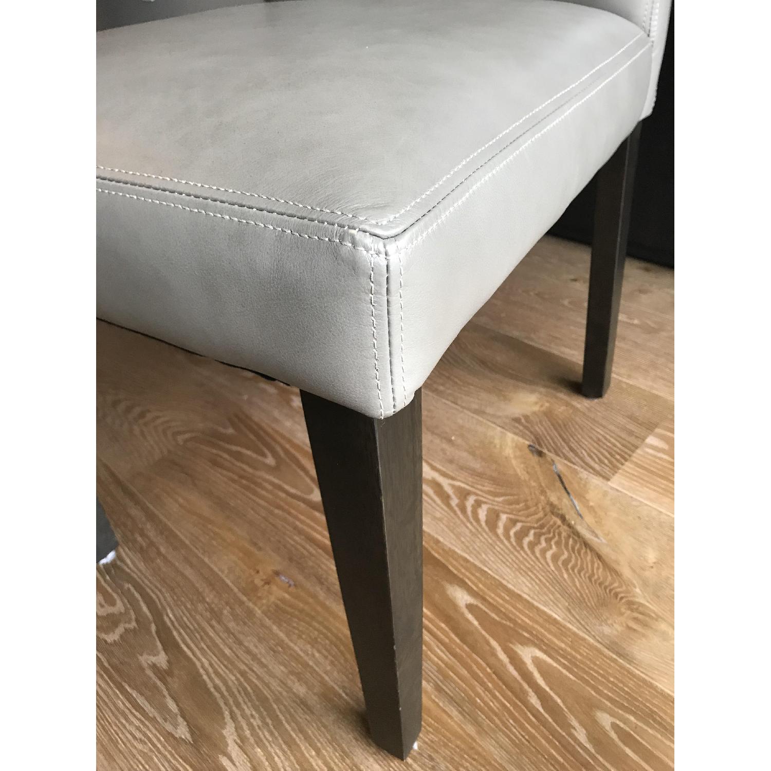 West Elm Porter Leather Dining Chairs - image-5