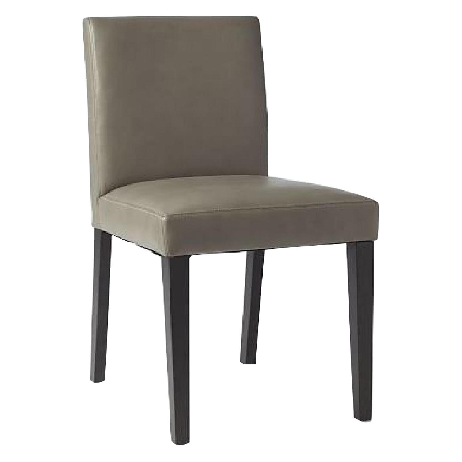 West Elm Porter Leather Dining Chairs - image-0
