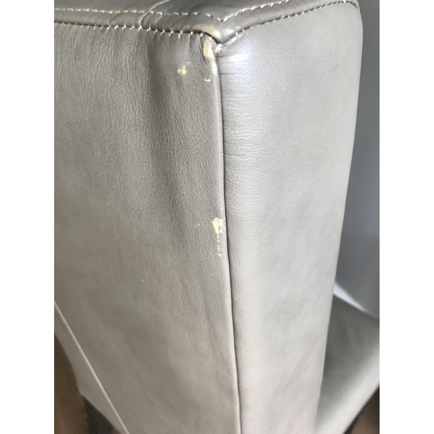 West Elm Willoughby Leather Dining Chairs - image-3