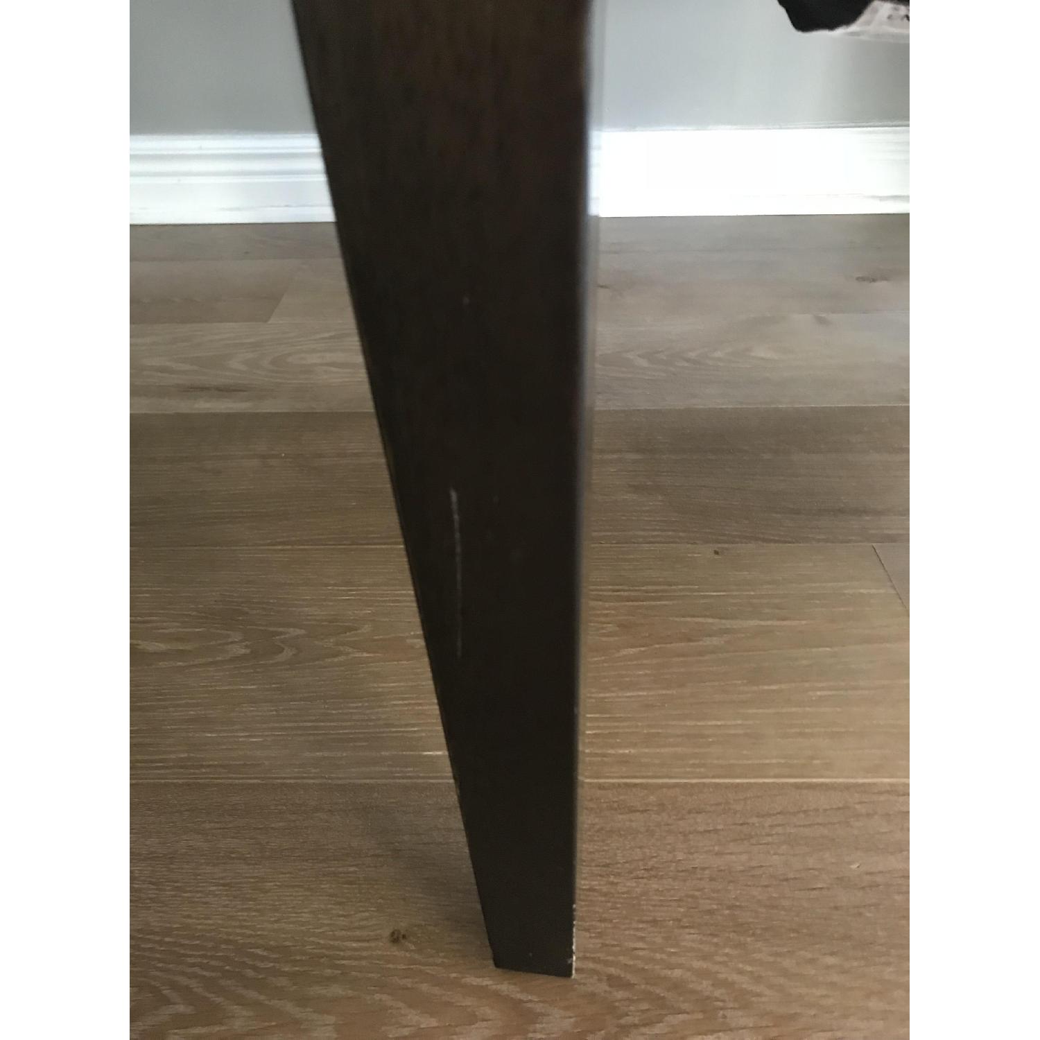 West Elm Willoughby Leather Dining Chairs - image-5