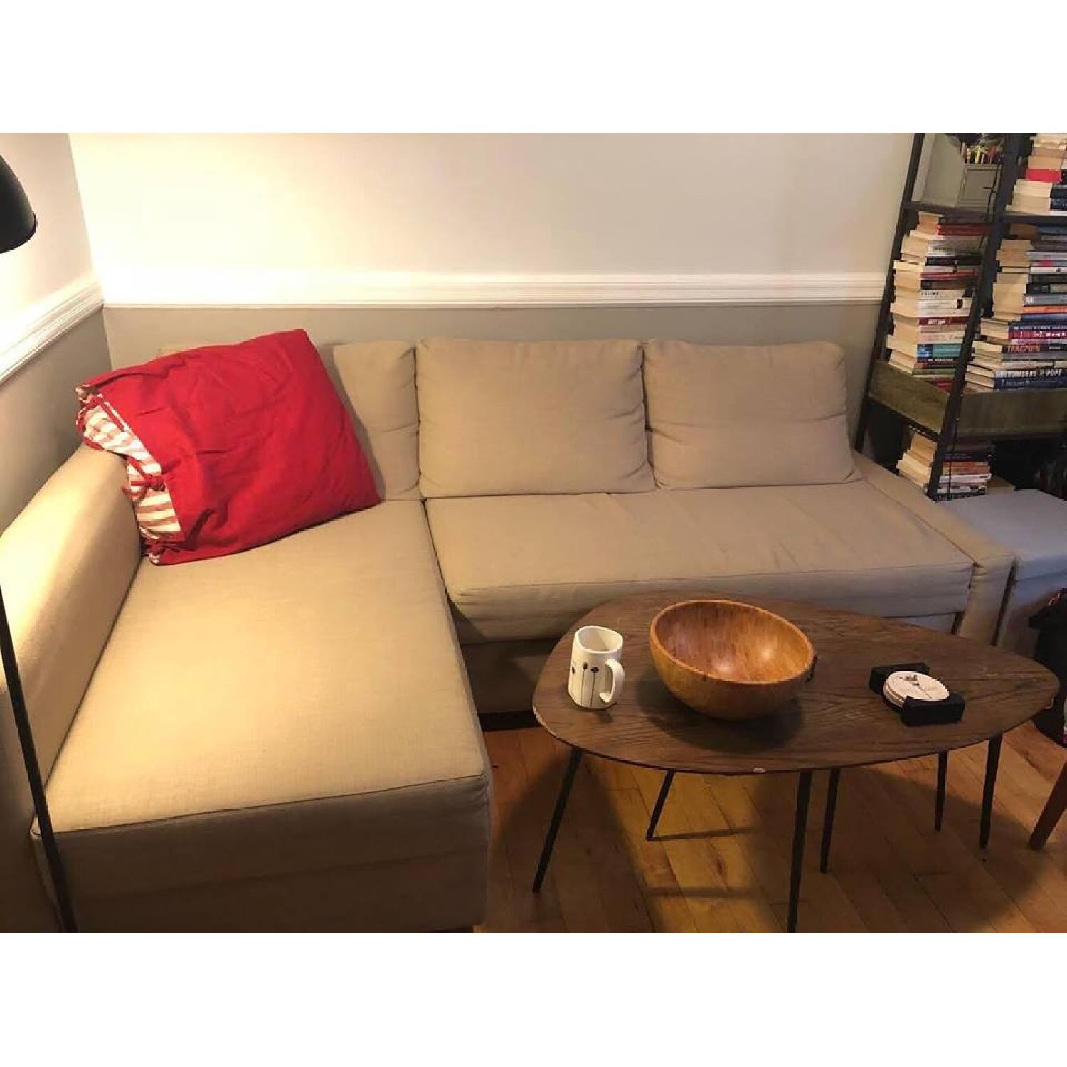 Ikea Friheten 3 Seat Sleeper Sectional Sofa w/ Storage - image-1