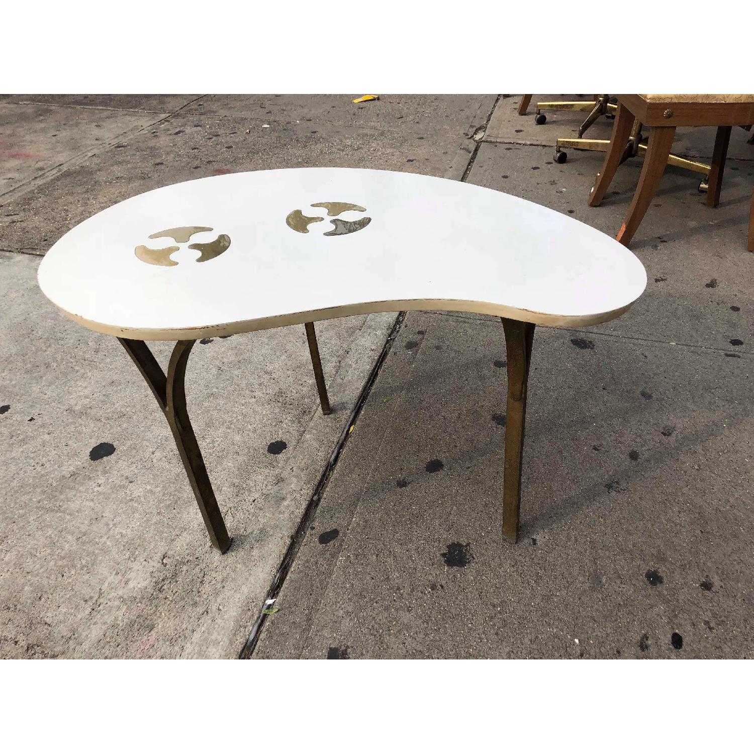 Mid Century 1950s Kidney Shaped Coffee Table - image-1