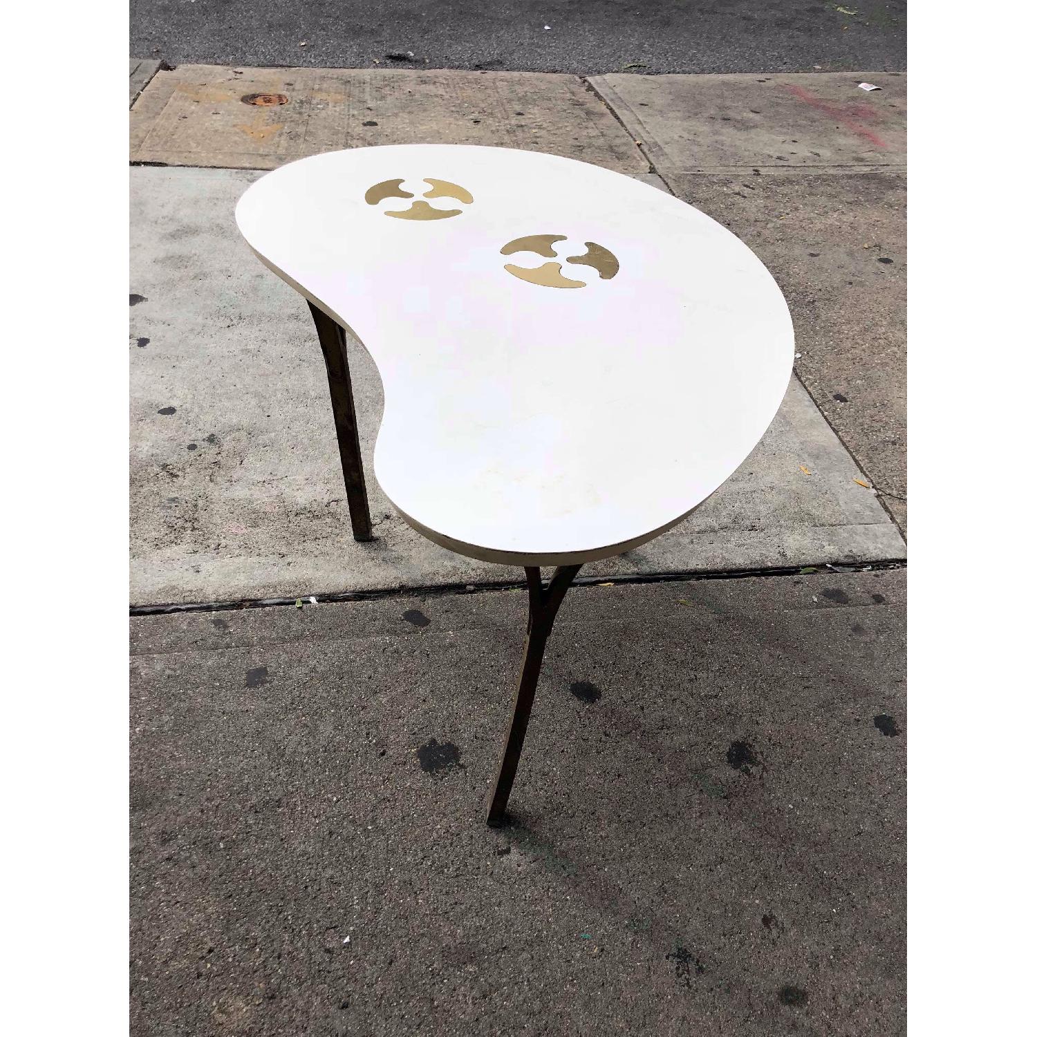 Mid Century 1950s Kidney Shaped Coffee Table - image-9