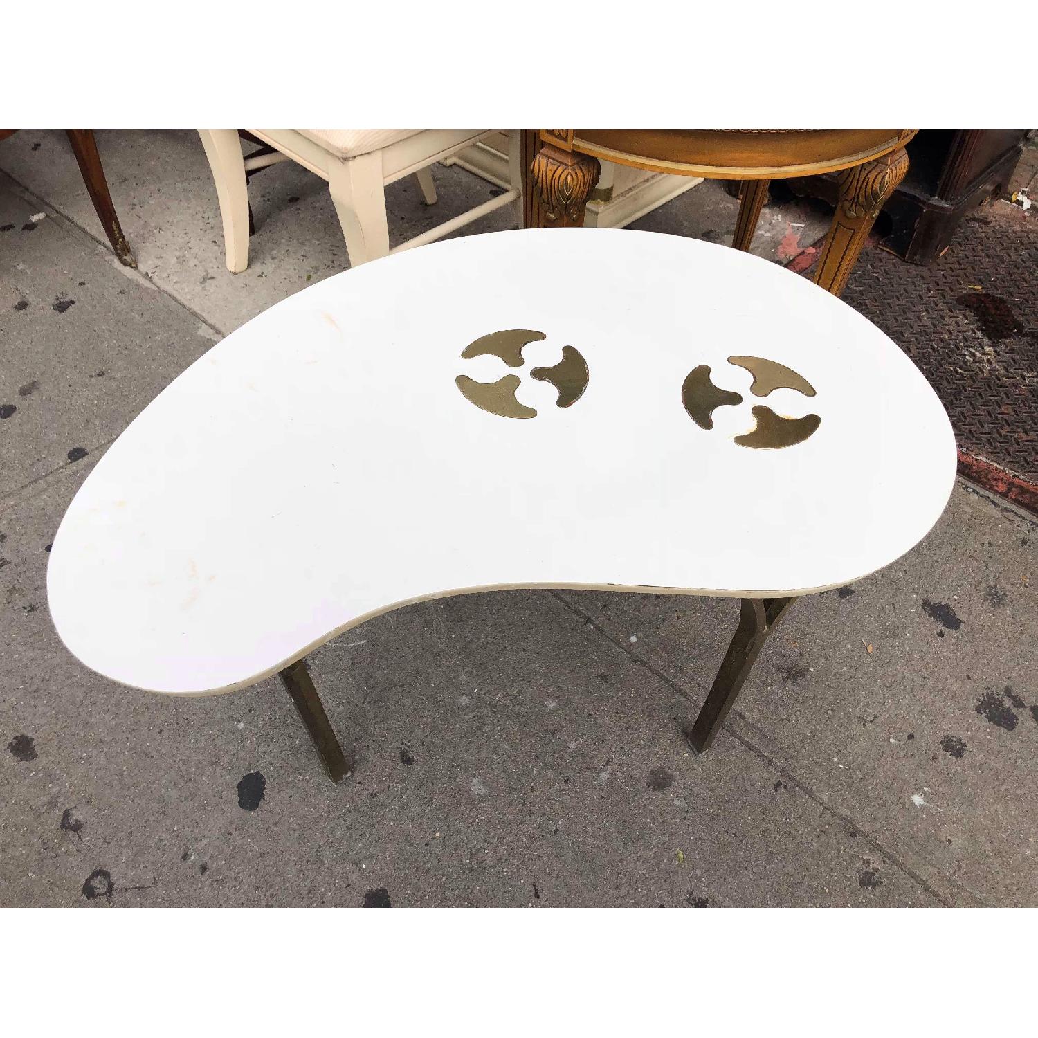 Mid Century 1950s Kidney Shaped Coffee Table - image-11