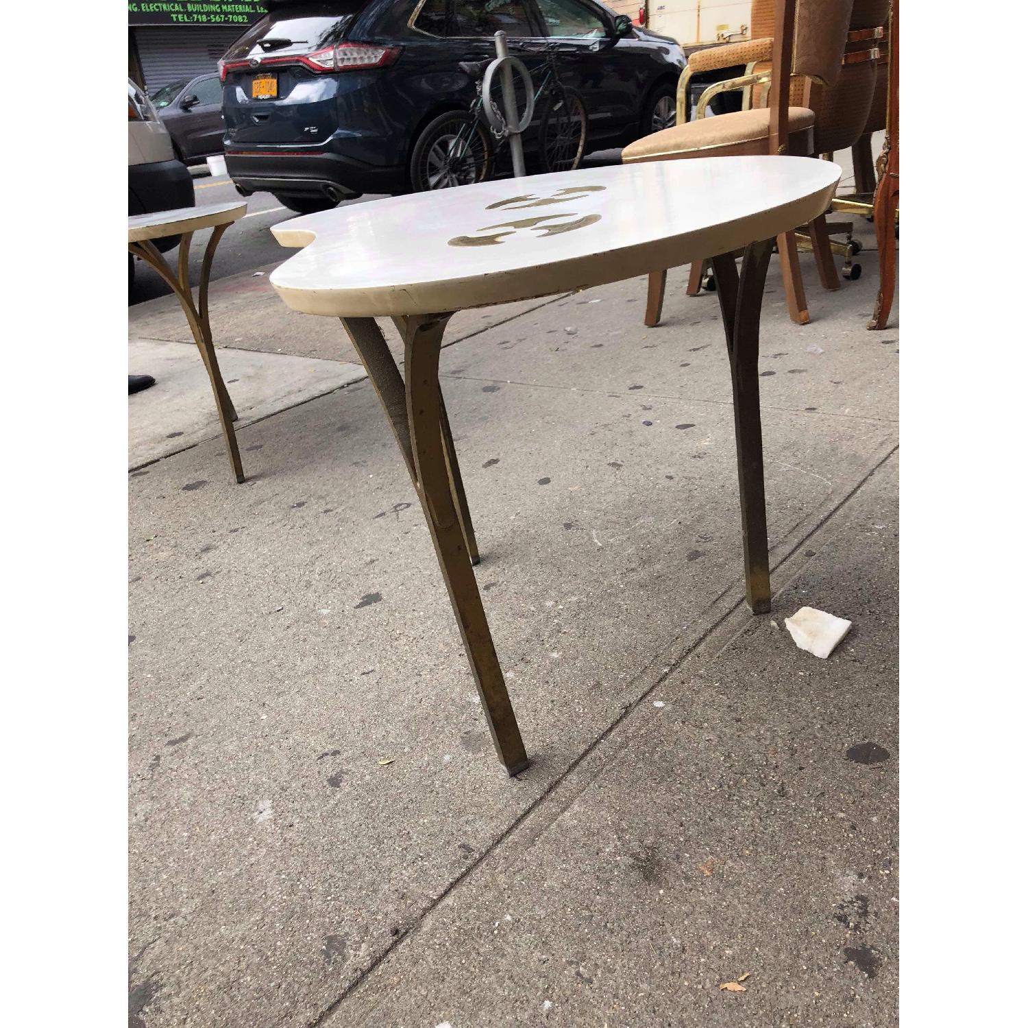 Mid Century 1950s Kidney Shaped Coffee Table - image-19
