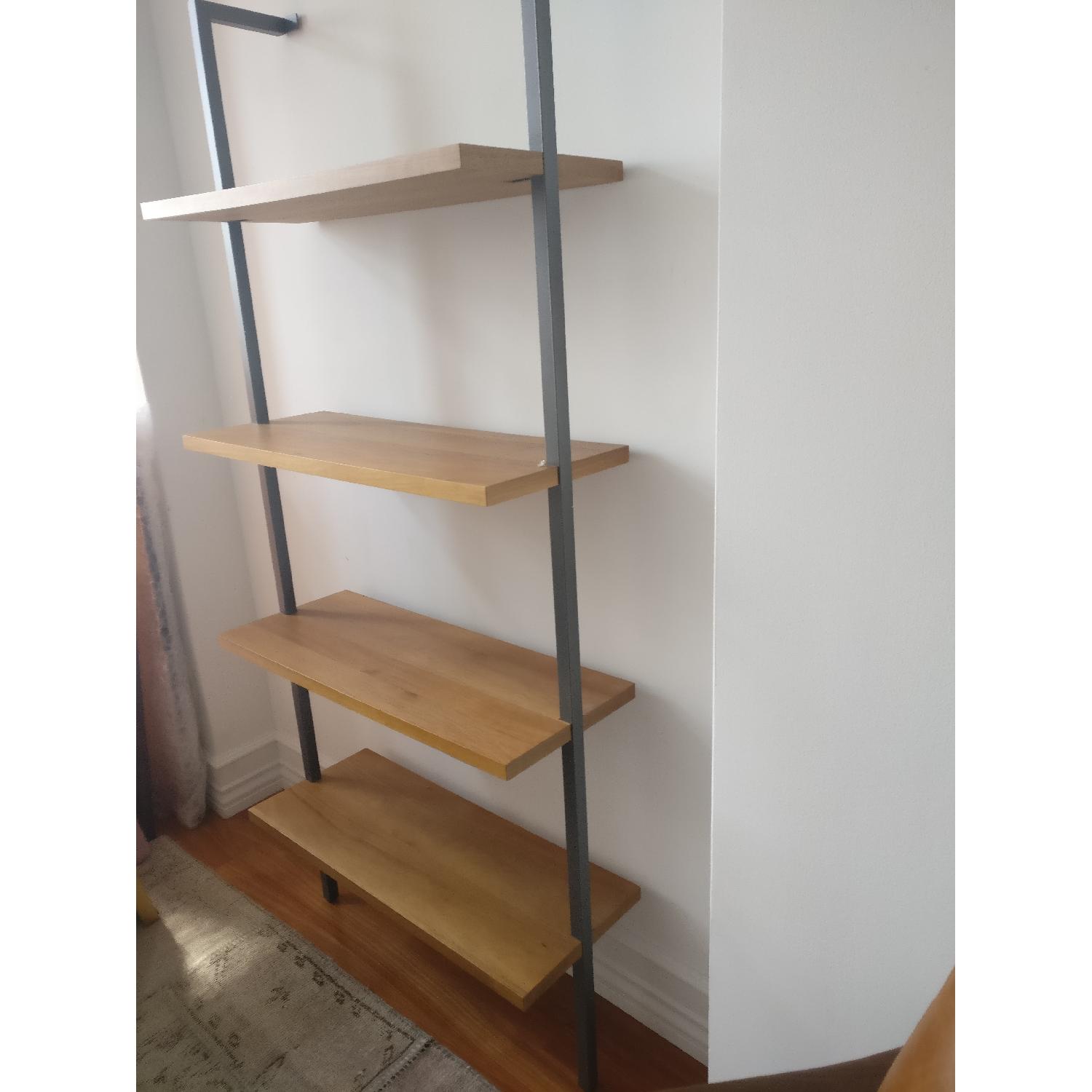 CB2 Acacia Wall Mounted Bookcase - image-2