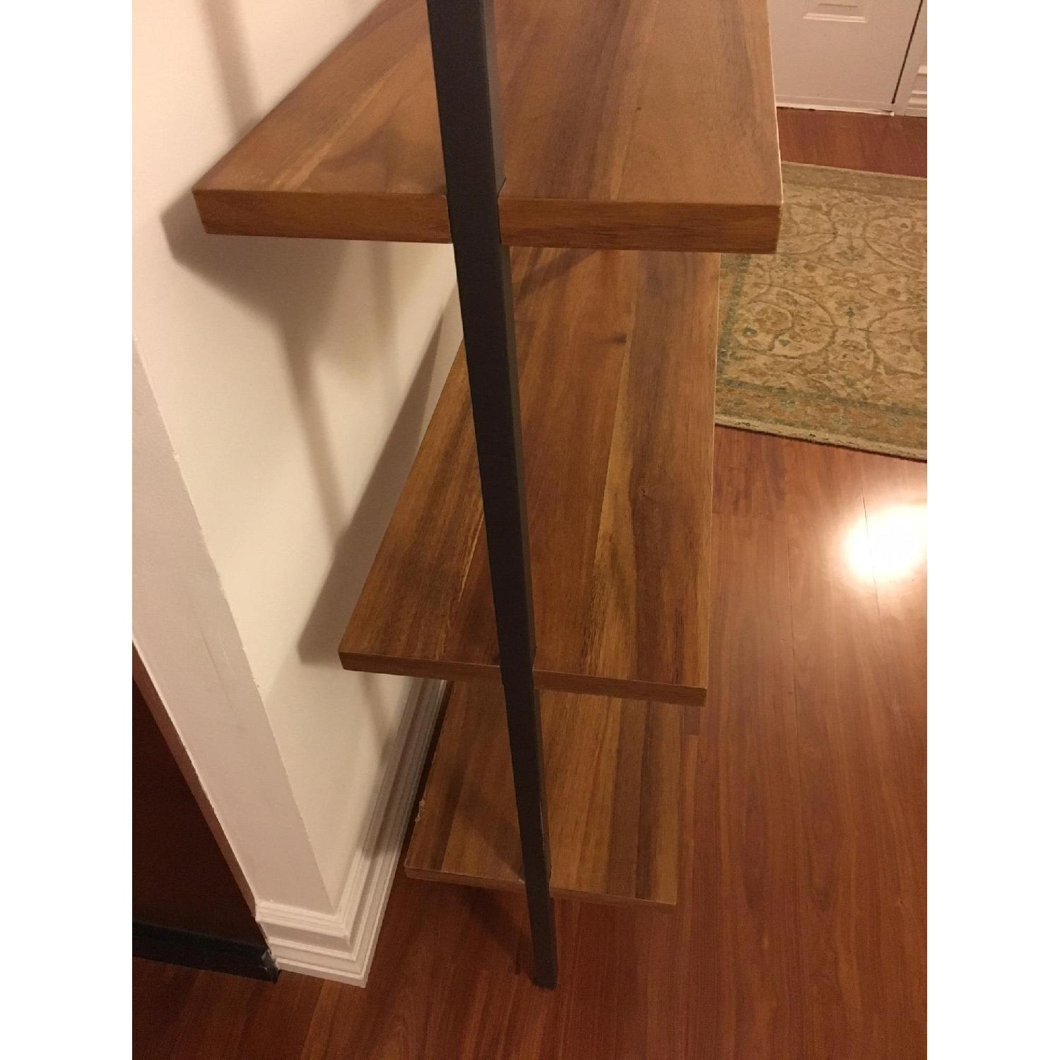 CB2 Acacia Wall Mounted Bookcase - image-3