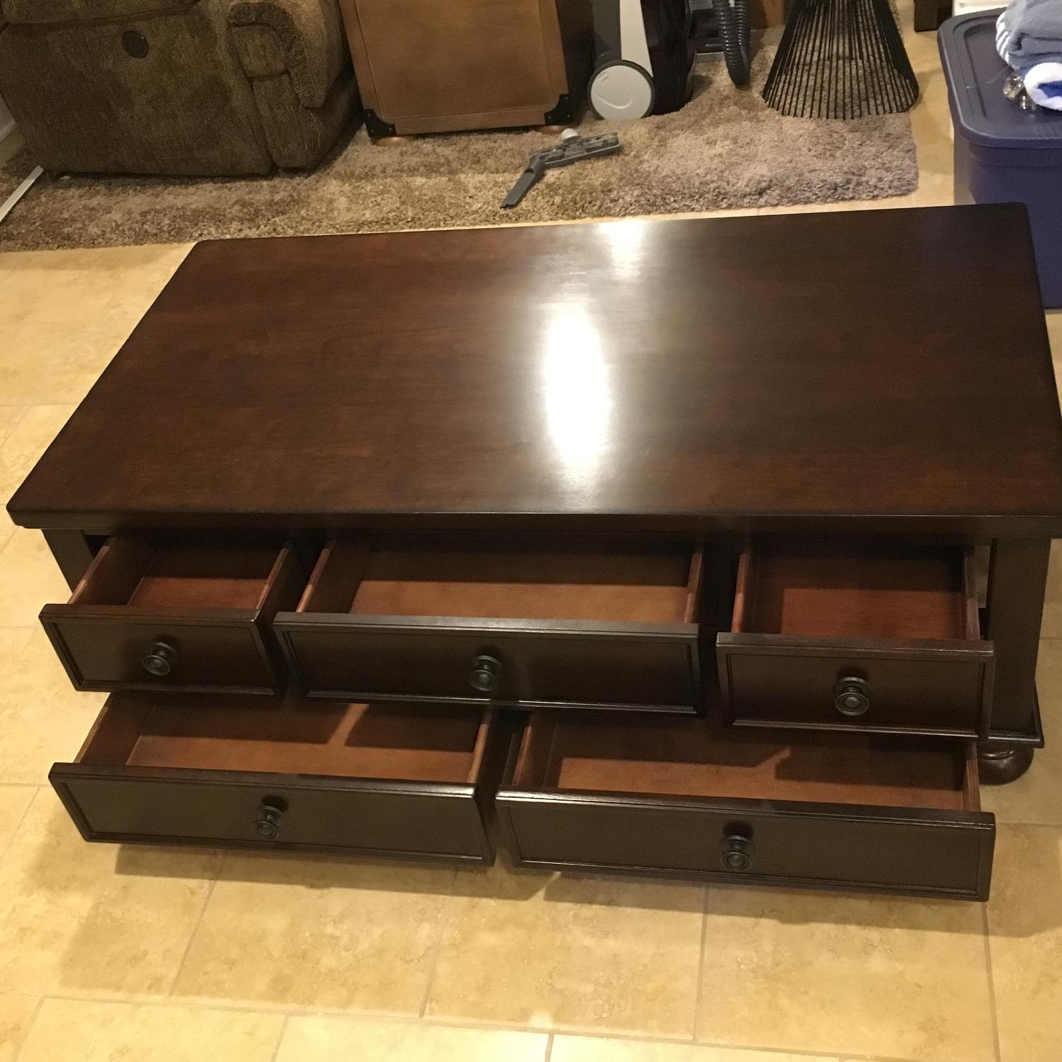 Ashley Porter Coffee Table w/ Storage - image-5