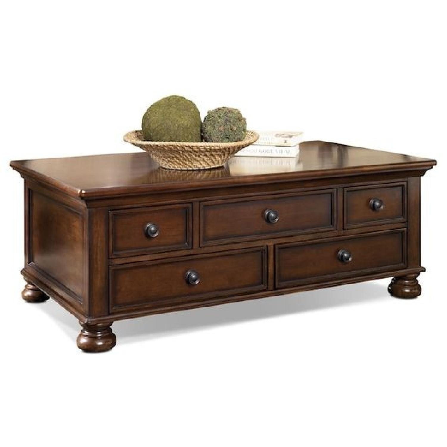 Ashley Porter Coffee Table w/ Storage - image-0