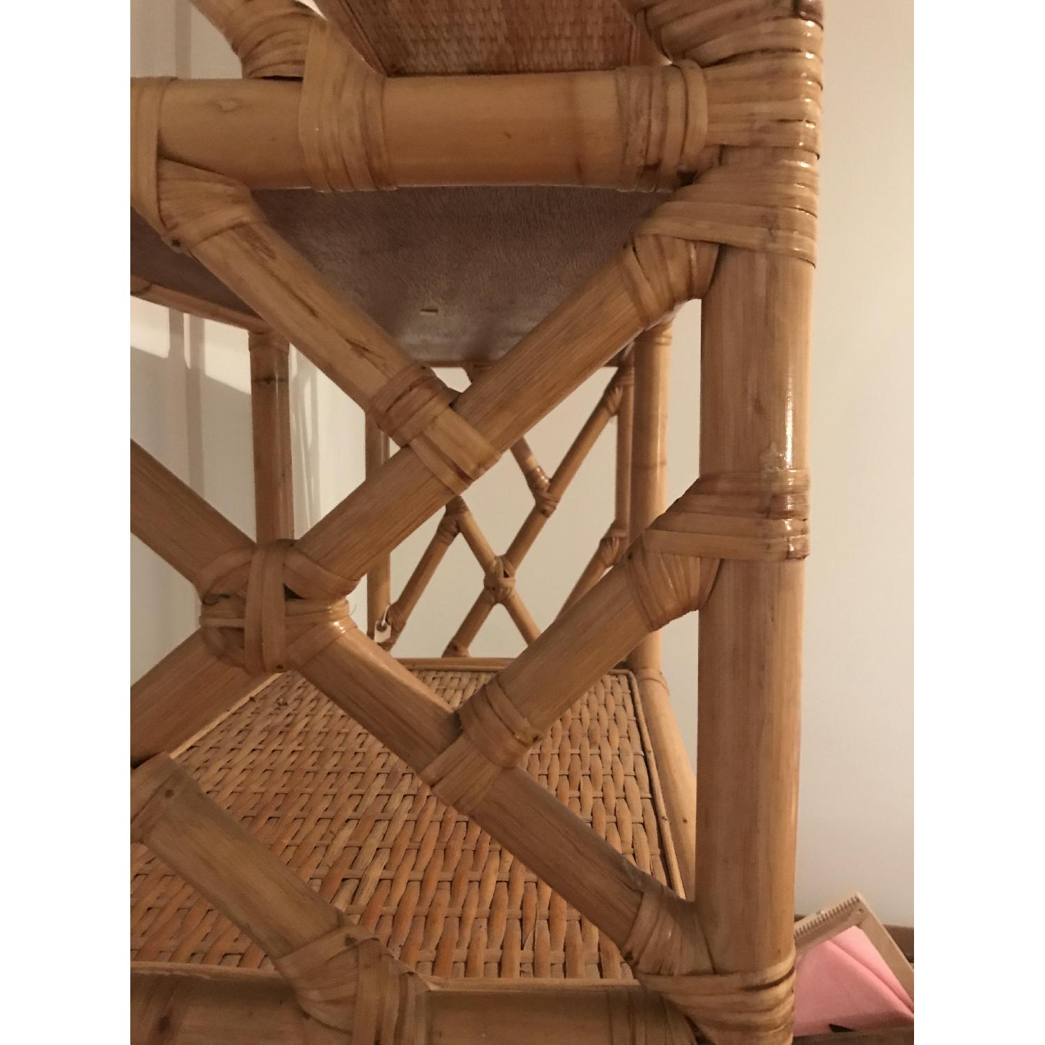 Vintage Bamboo Shelving Unit - image-4