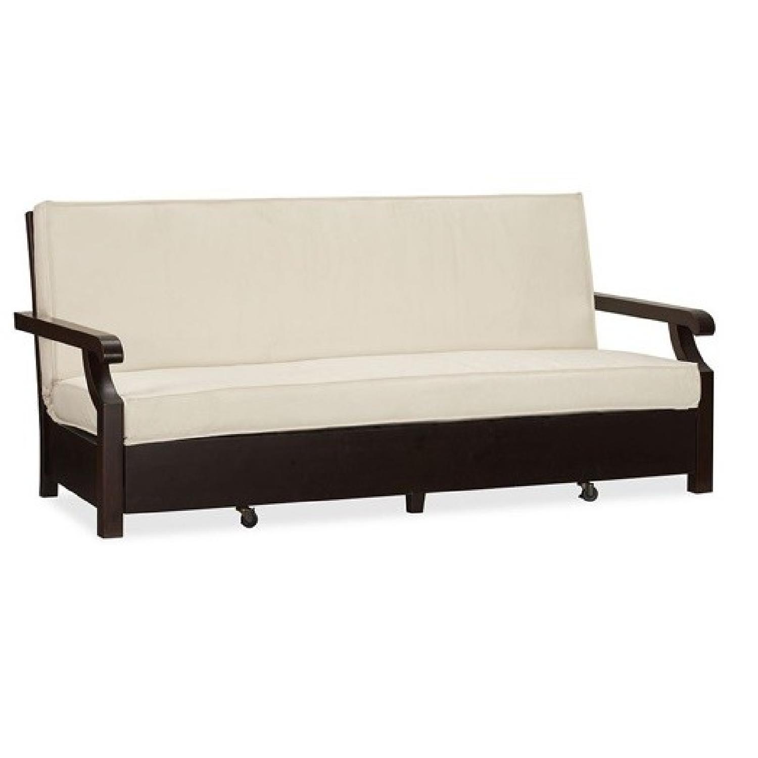 Pottery Barn Pull-Out Queen Futon Sofa - image-0