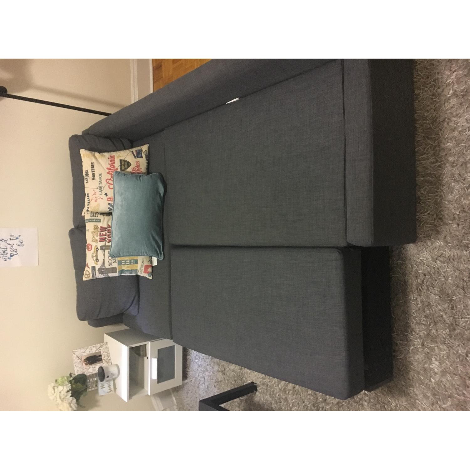 Ikea Friheten Sleeper Sectional Sofa w/ Storage - image-3