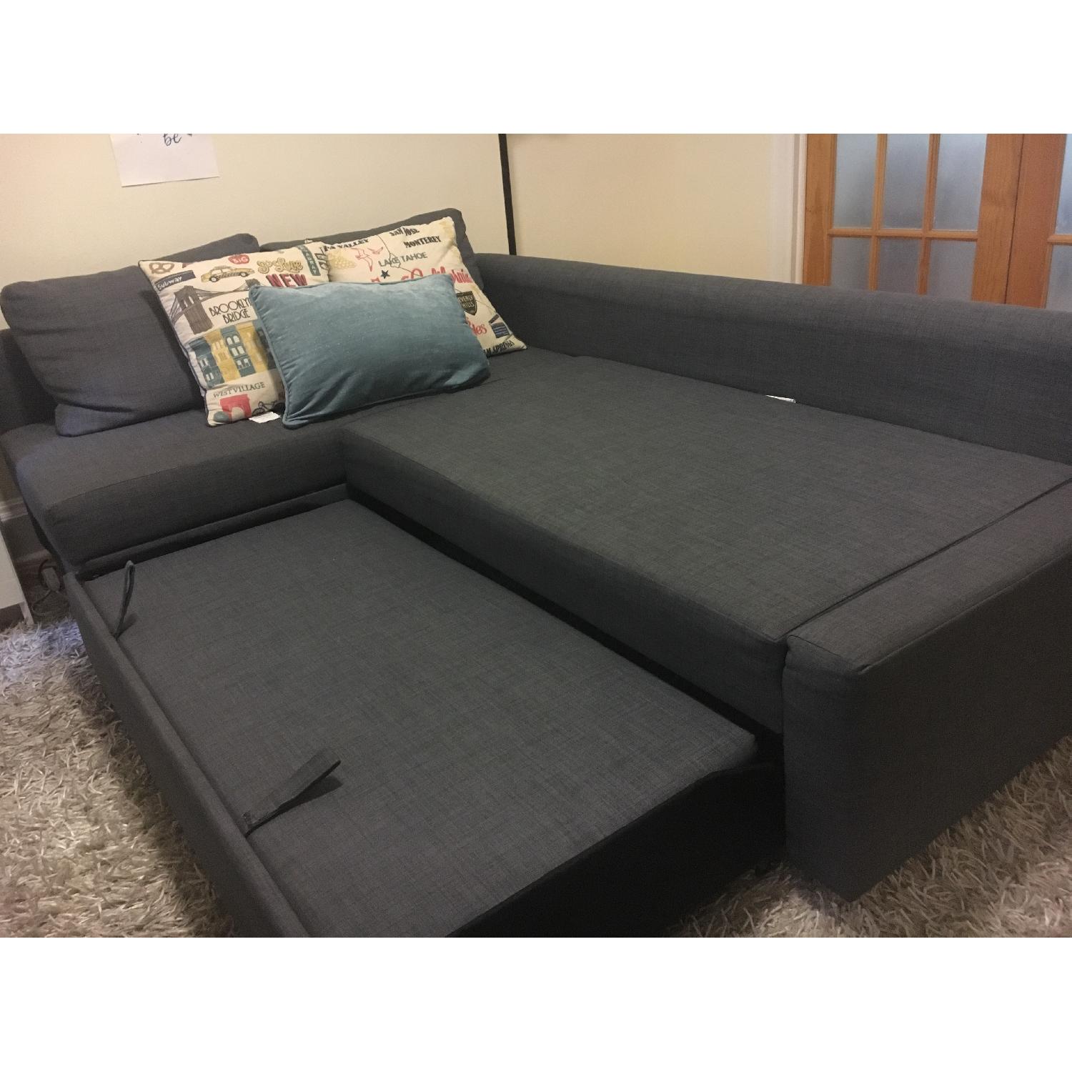 Ikea Friheten Sleeper Sectional Sofa w/ Storage - image-4