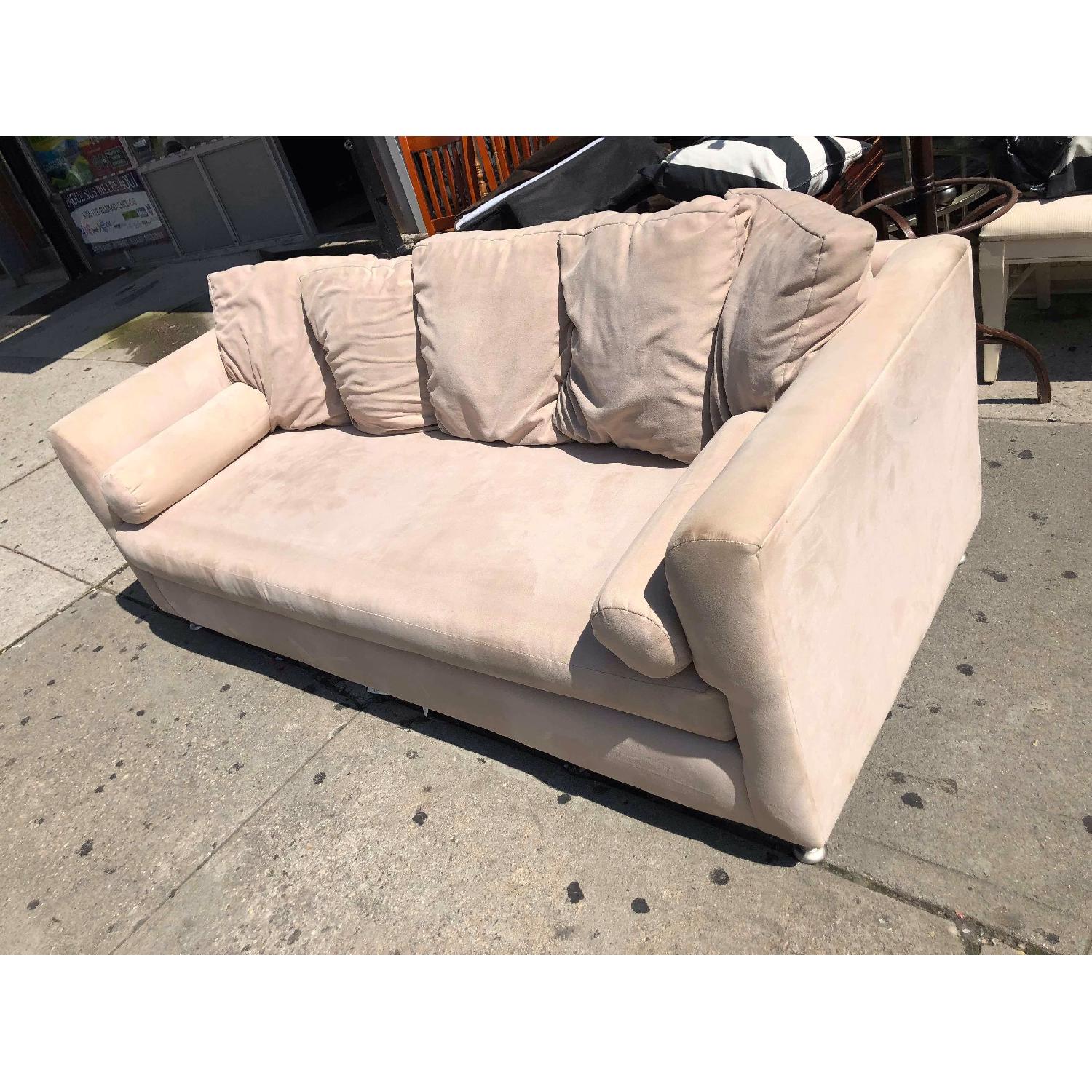 Cream Fabric Sofa - image-4