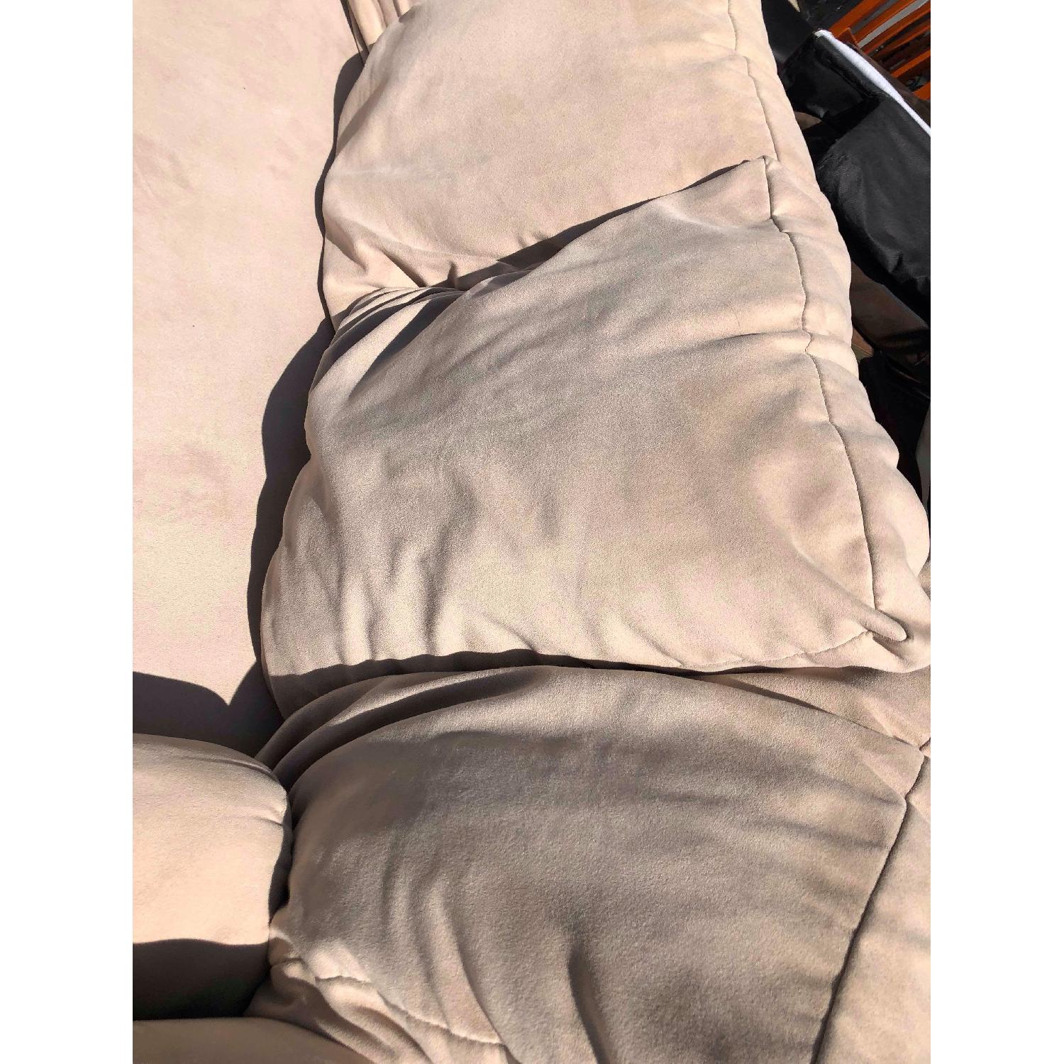 Cream Fabric Sofa - image-9