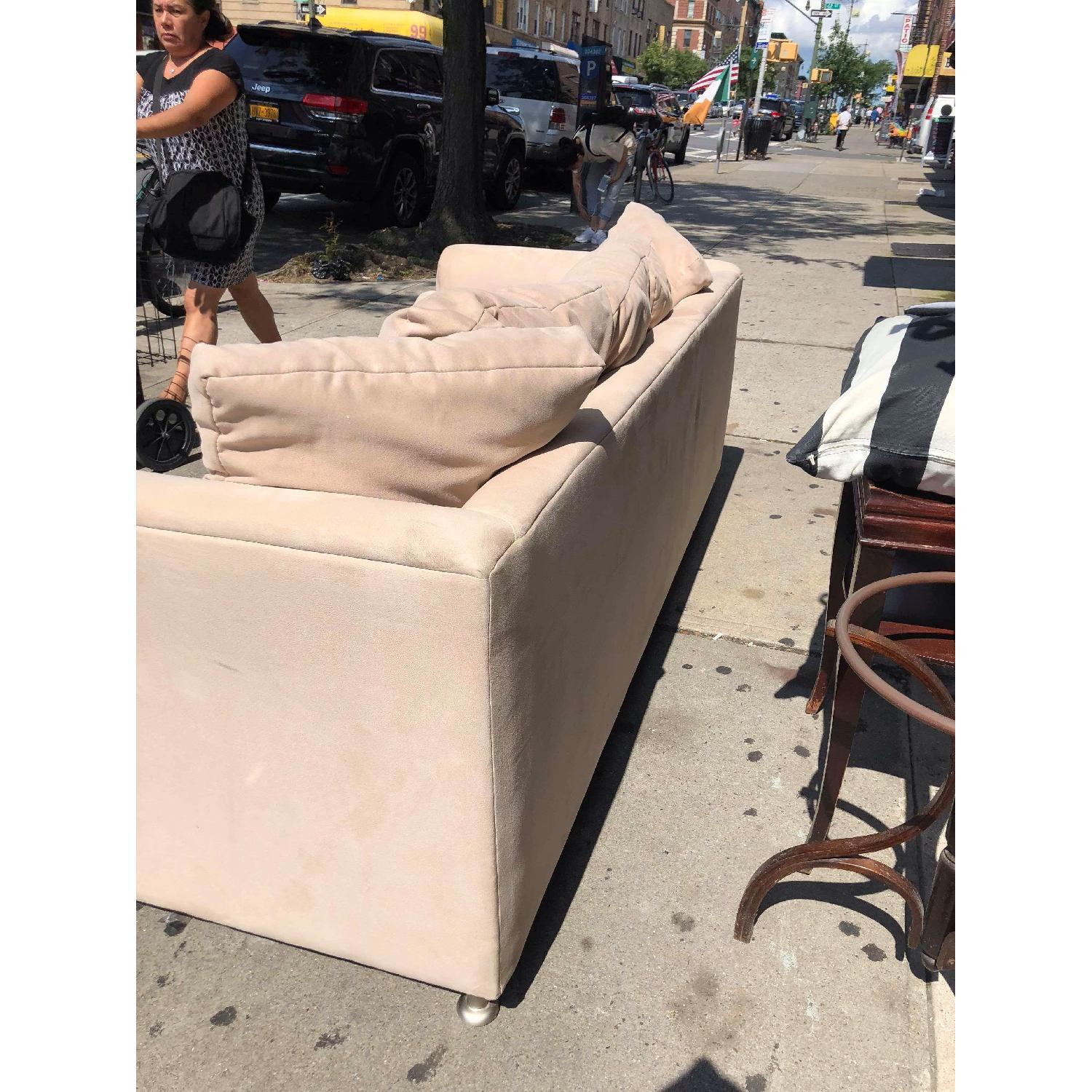 Cream Fabric Sofa - image-12