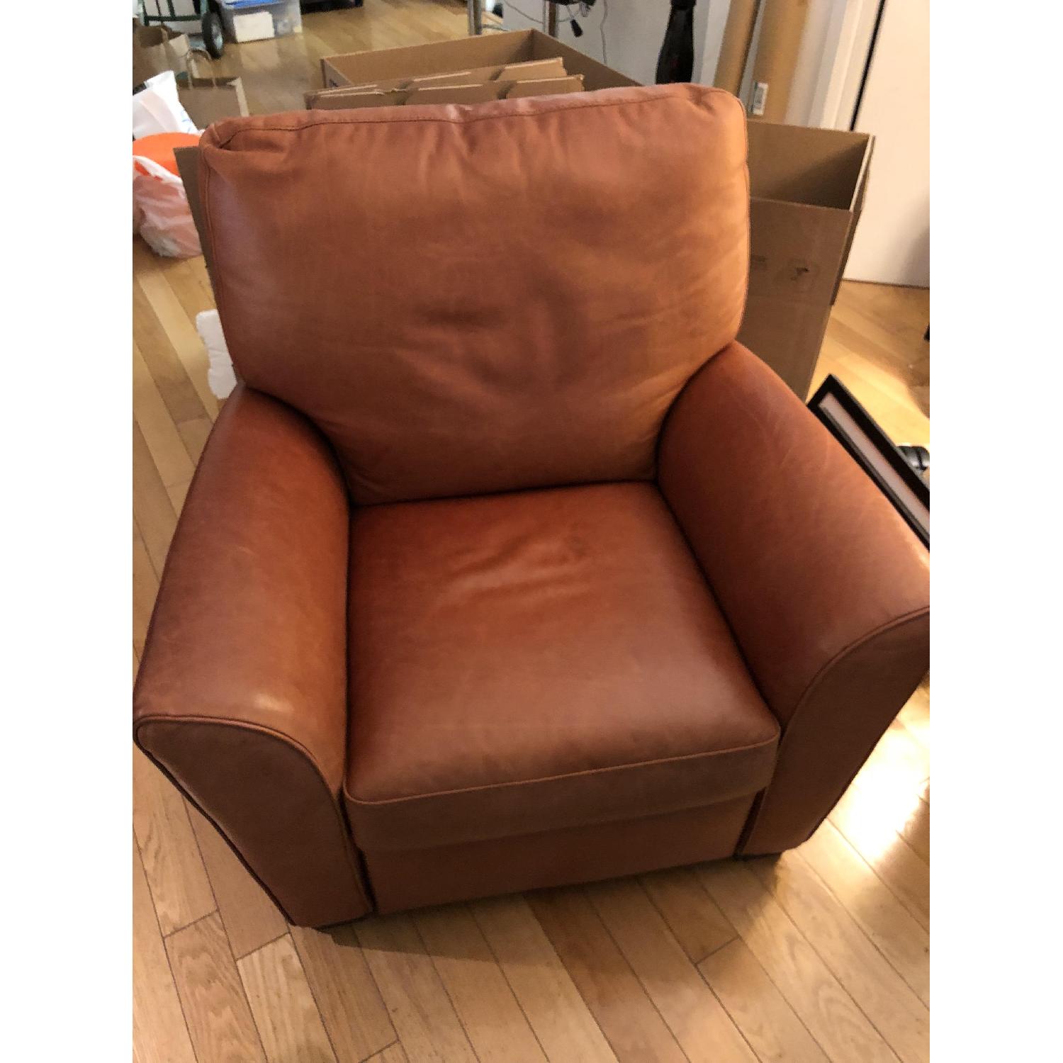 Natuzzi Leather Recliner - image-1