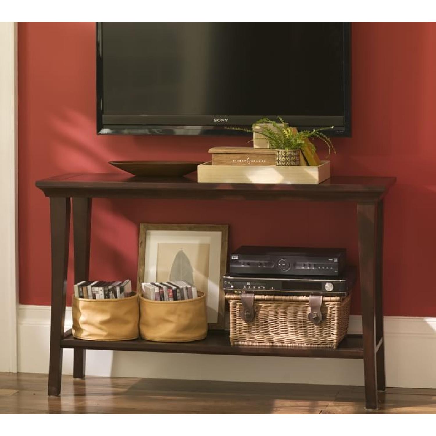 Pottery Barn Metropolitan Console Table + 3 Picture Ledges - image-1