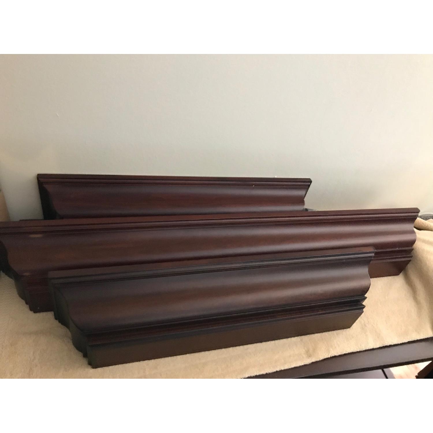 Pottery Barn Metropolitan Console Table + 3 Picture Ledges - image-2