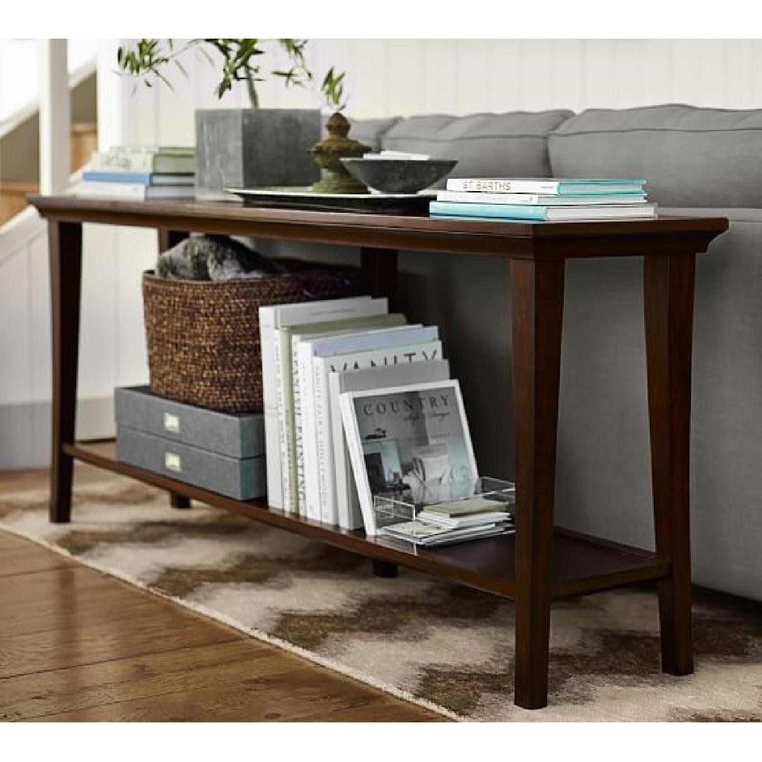 Pottery Barn Metropolitan Console Table + 3 Picture Ledges - image-3