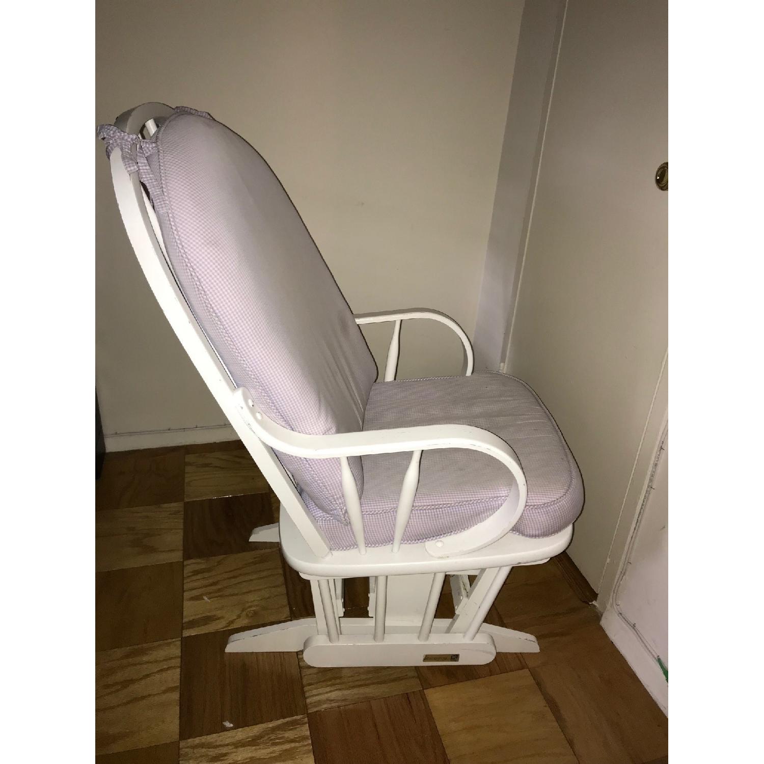 Dutailier White Rocking Chair - image-1