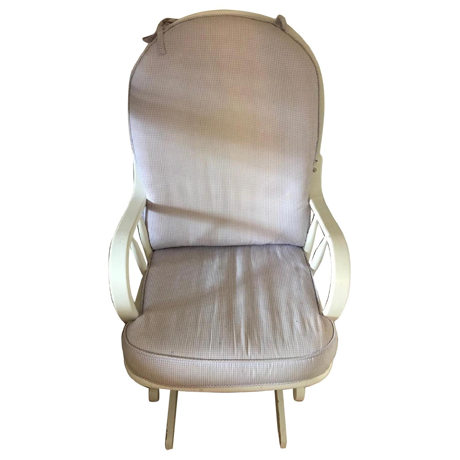Dutailier White Rocking Chair - image-0
