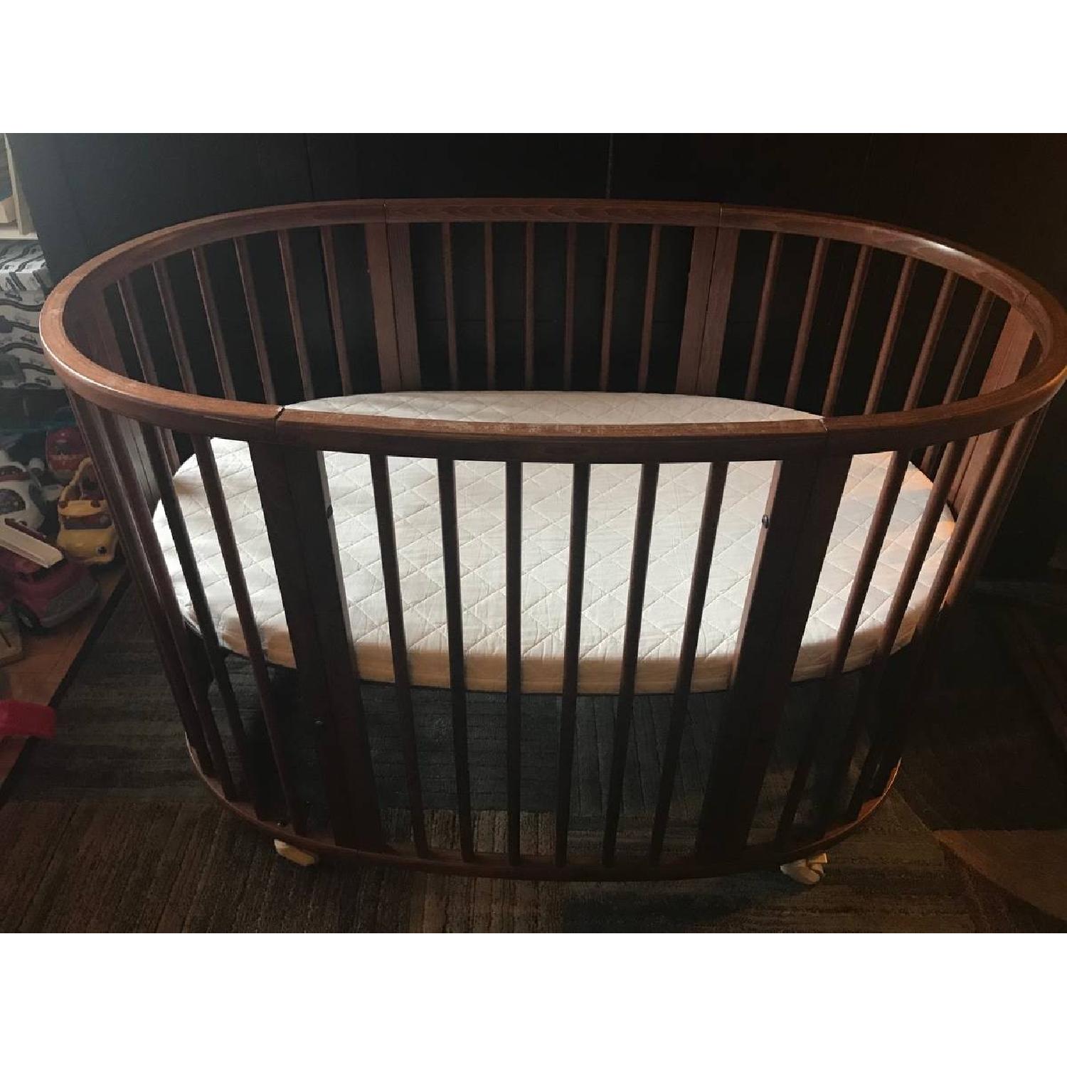 Stokke Sleepi Crib in Walnut AptDeco