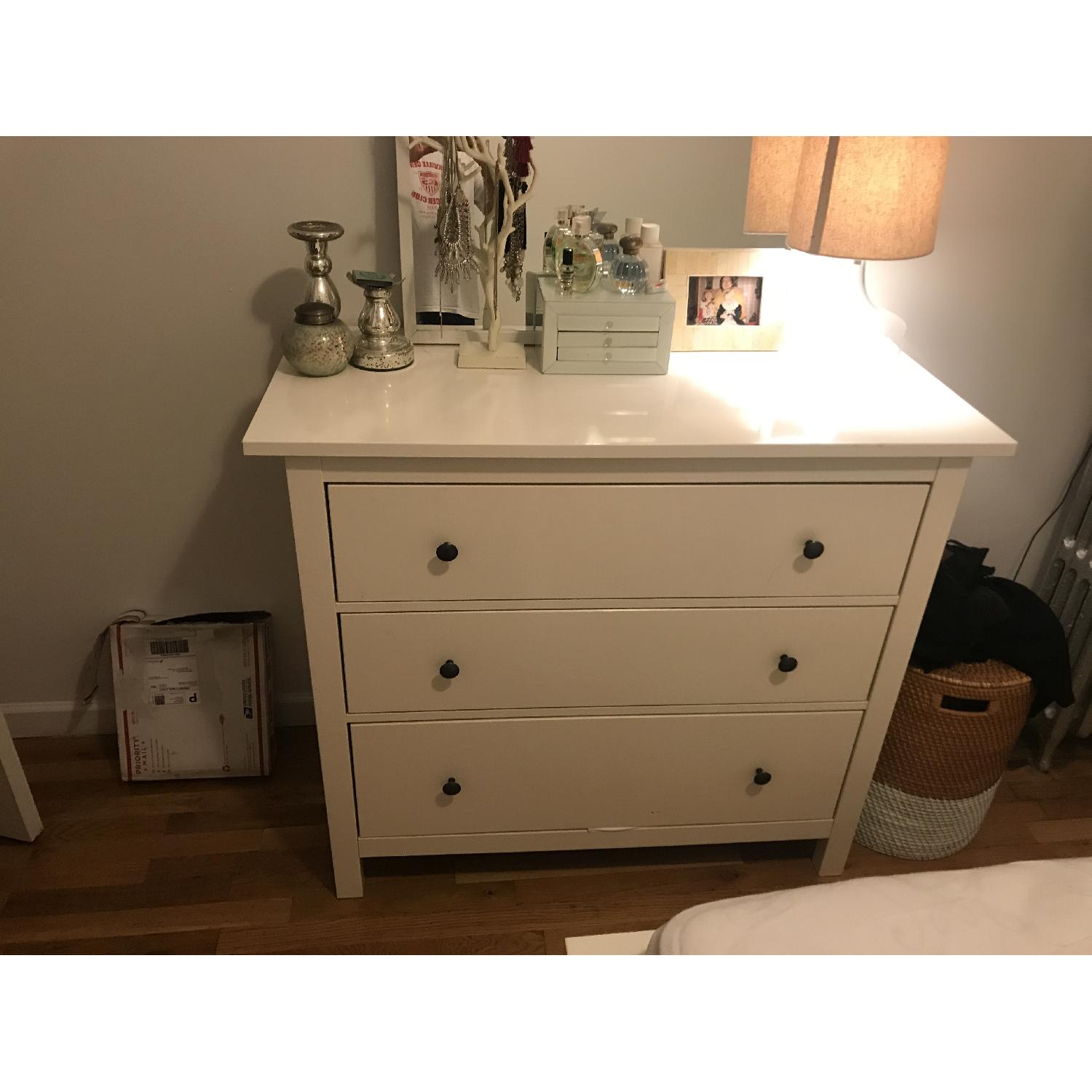 Ikea Hemnes 3 Drawer Chest in White - image-1