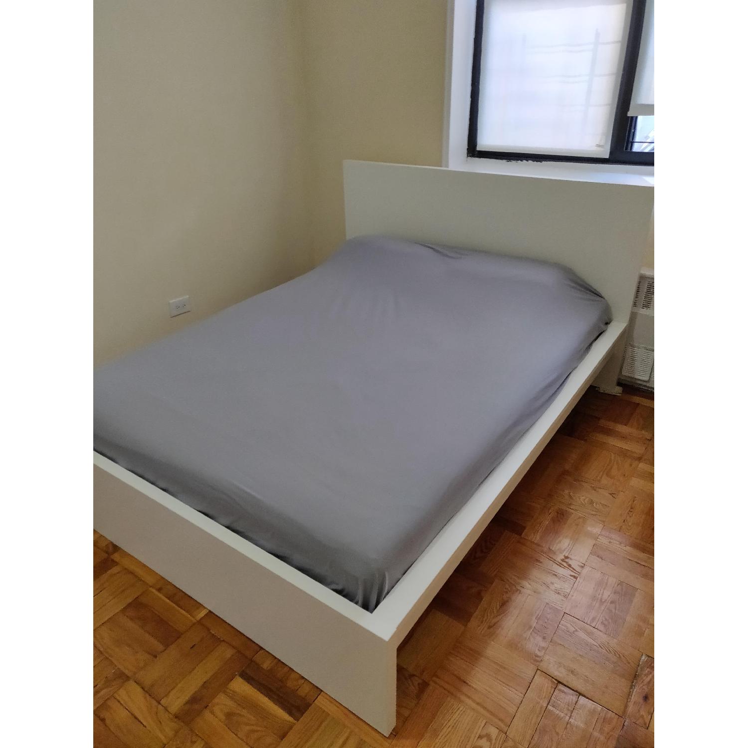 Ikea Malm White Queen Bed - image-2