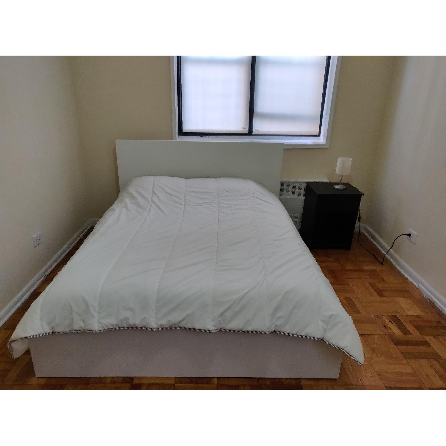 Ikea Malm White Queen Bed - image-3