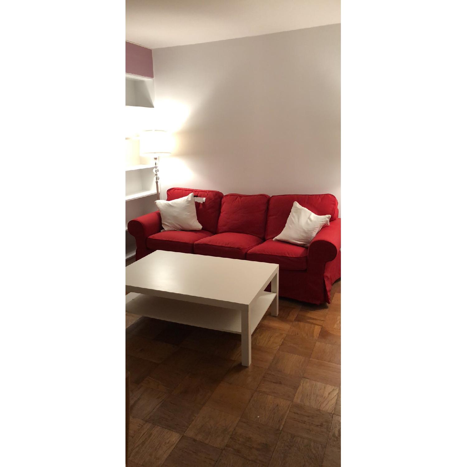 Ikea Ektorp Sofa in Red - image-3