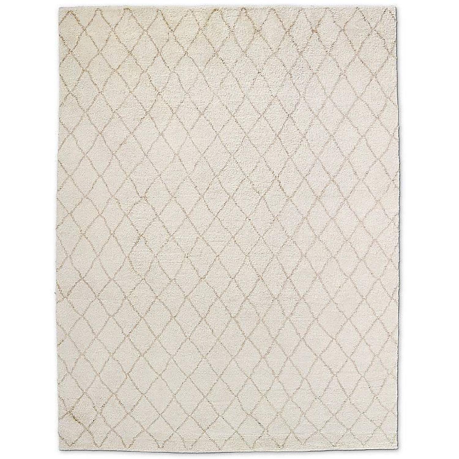 Restoration Hardware Ben Soleimani Mohair Arlequin Rug - image-0