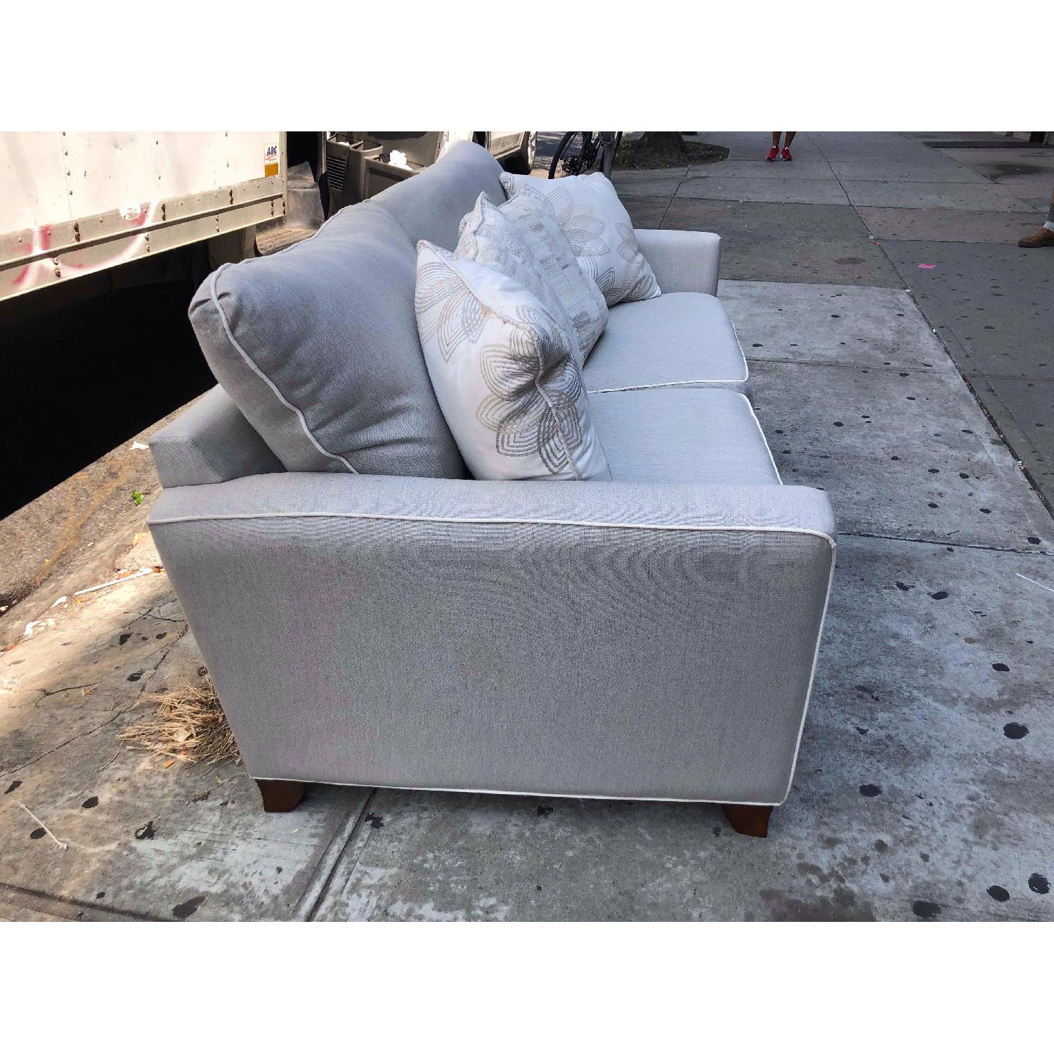 Bauhaus Sunbrella Wooster Fife White Welt Queen Sofa Bed - image-5