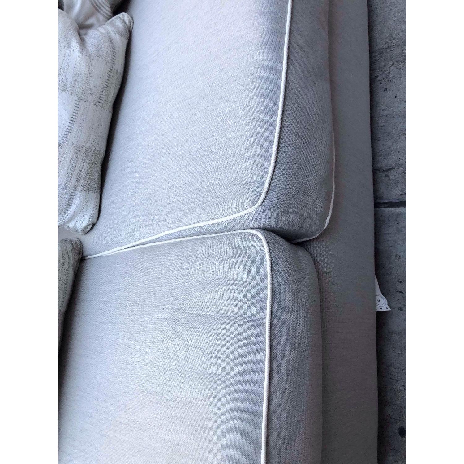 Bauhaus Sunbrella Wooster Fife White Welt Queen Sofa Bed - image-6