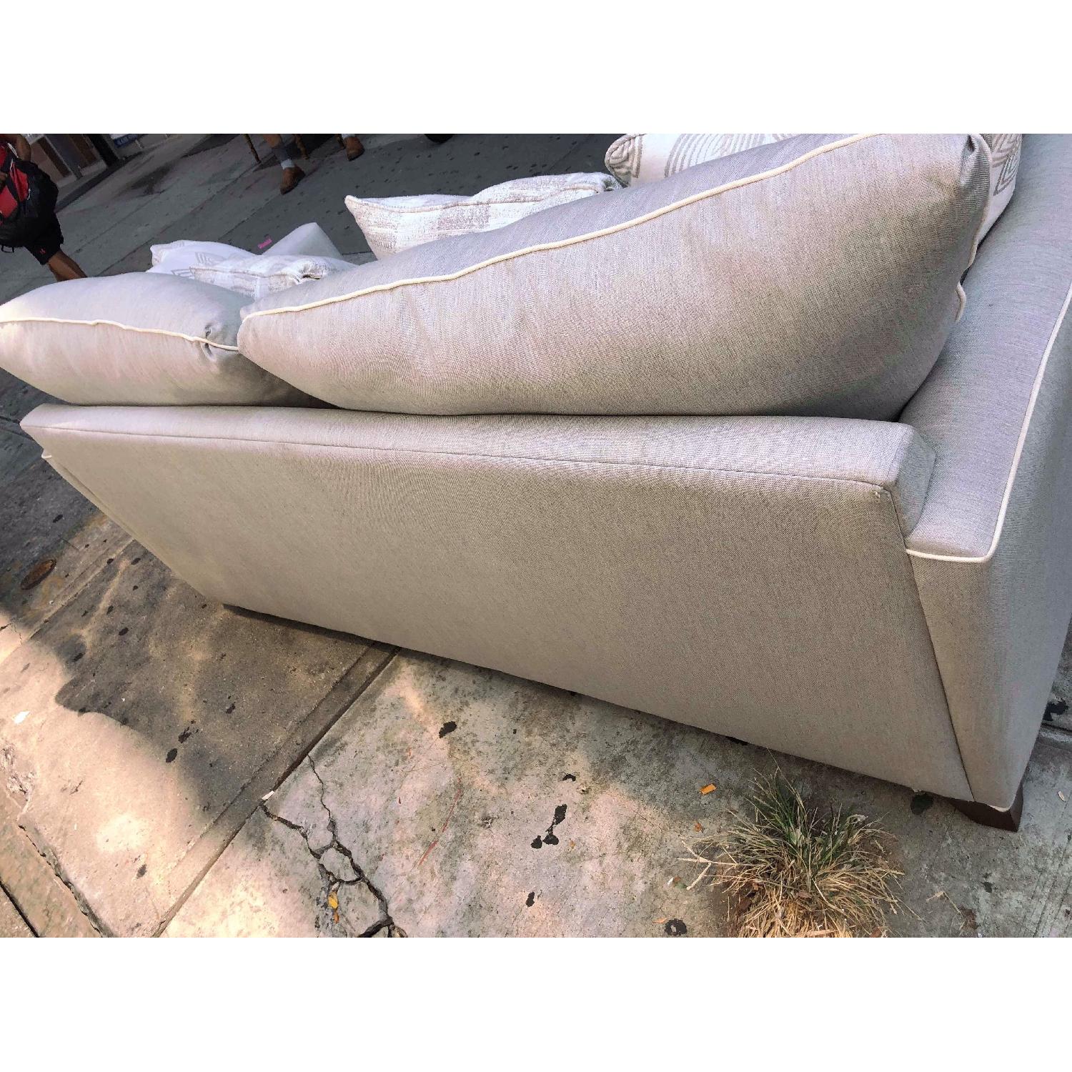 Bauhaus Sunbrella Wooster Fife White Welt Queen Sofa Bed - image-7