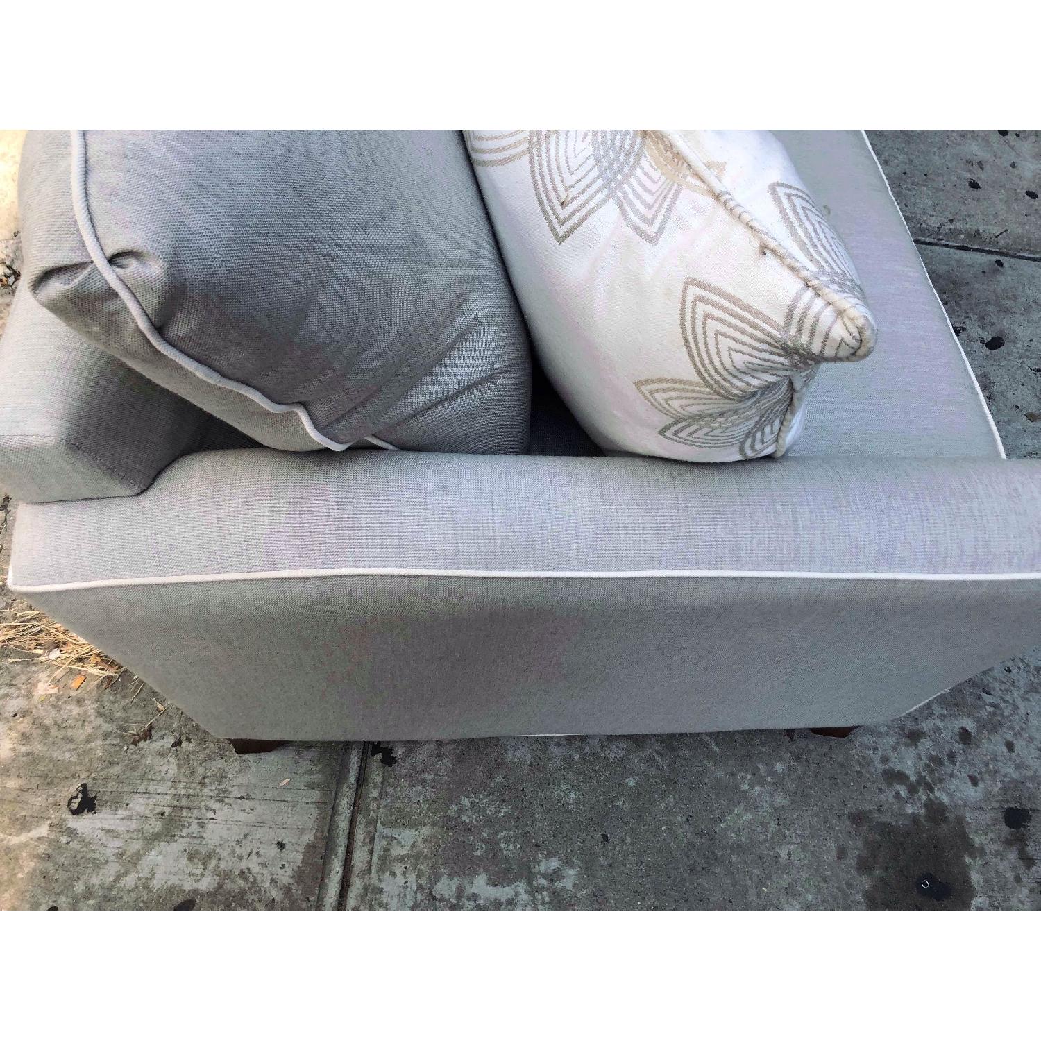 Bauhaus Sunbrella Wooster Fife White Welt Queen Sofa Bed - image-8